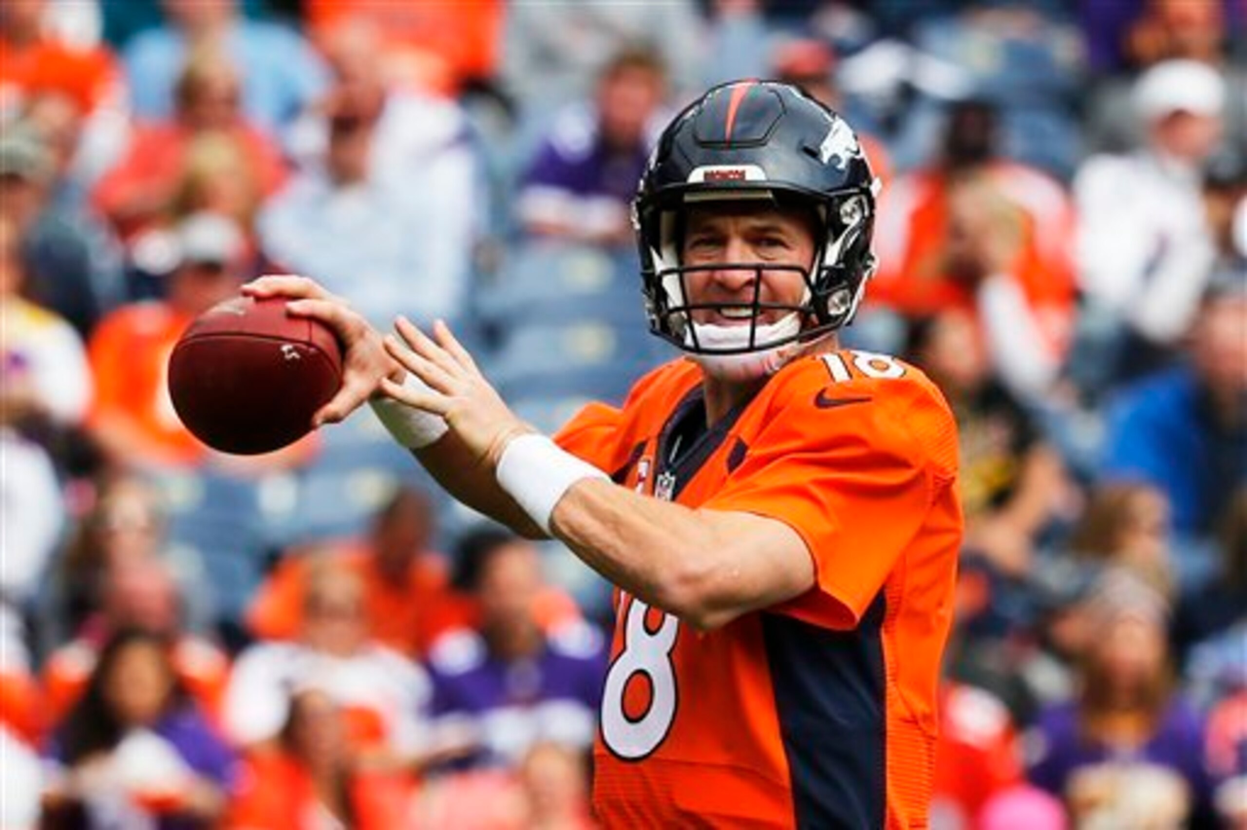 Can Peyton Manning lead the Broncos offense to a big performance against the Raiders?