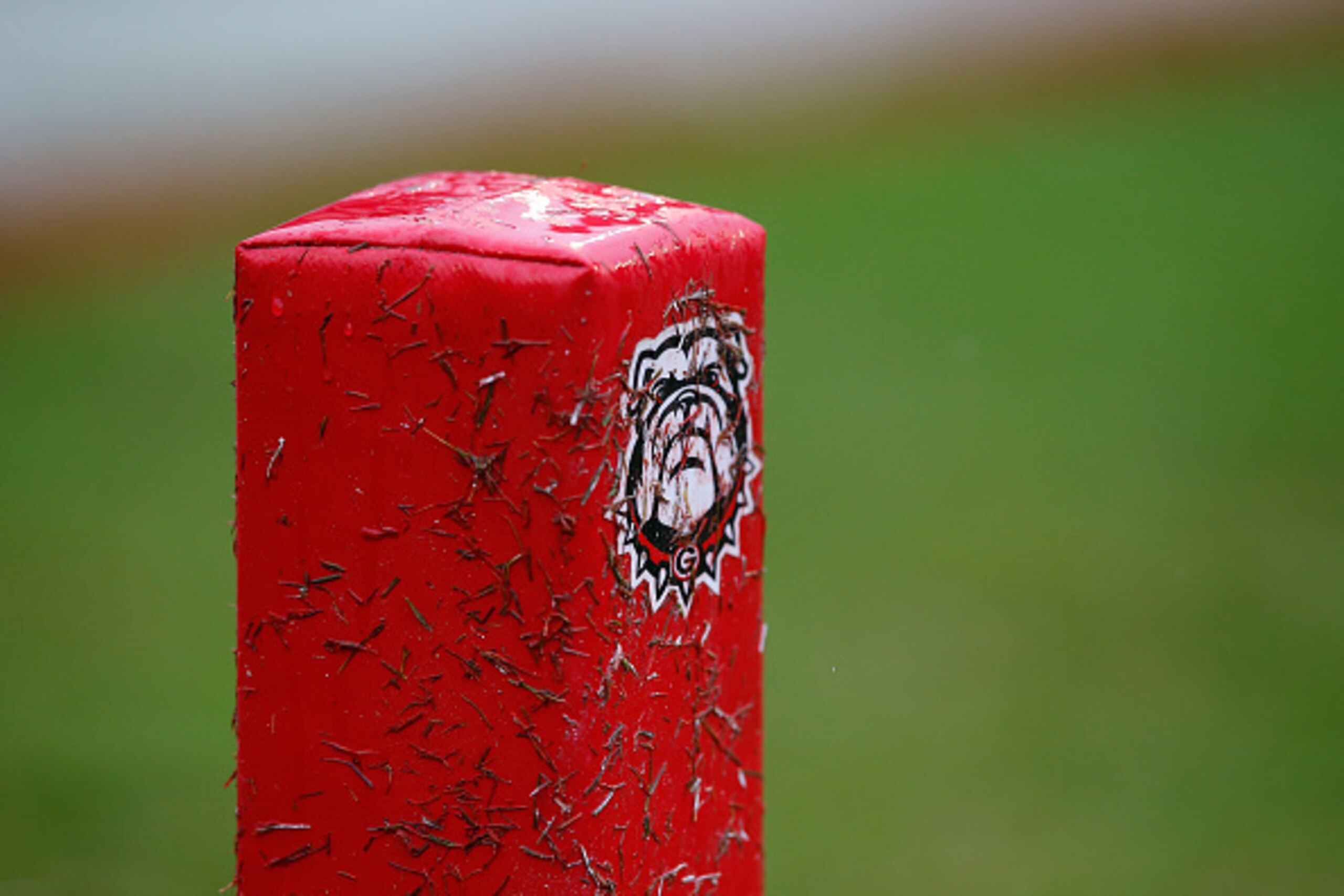 ATHENS, GA - OCTOBER 03:  A view of the pylon during the game between the Alabama Crimson Tide and the Georgia Bulldogs at Sanford Stadium on October 3, 2015 in Athens, Georgia.  (Photo by Kevin C. Cox/Getty Images)