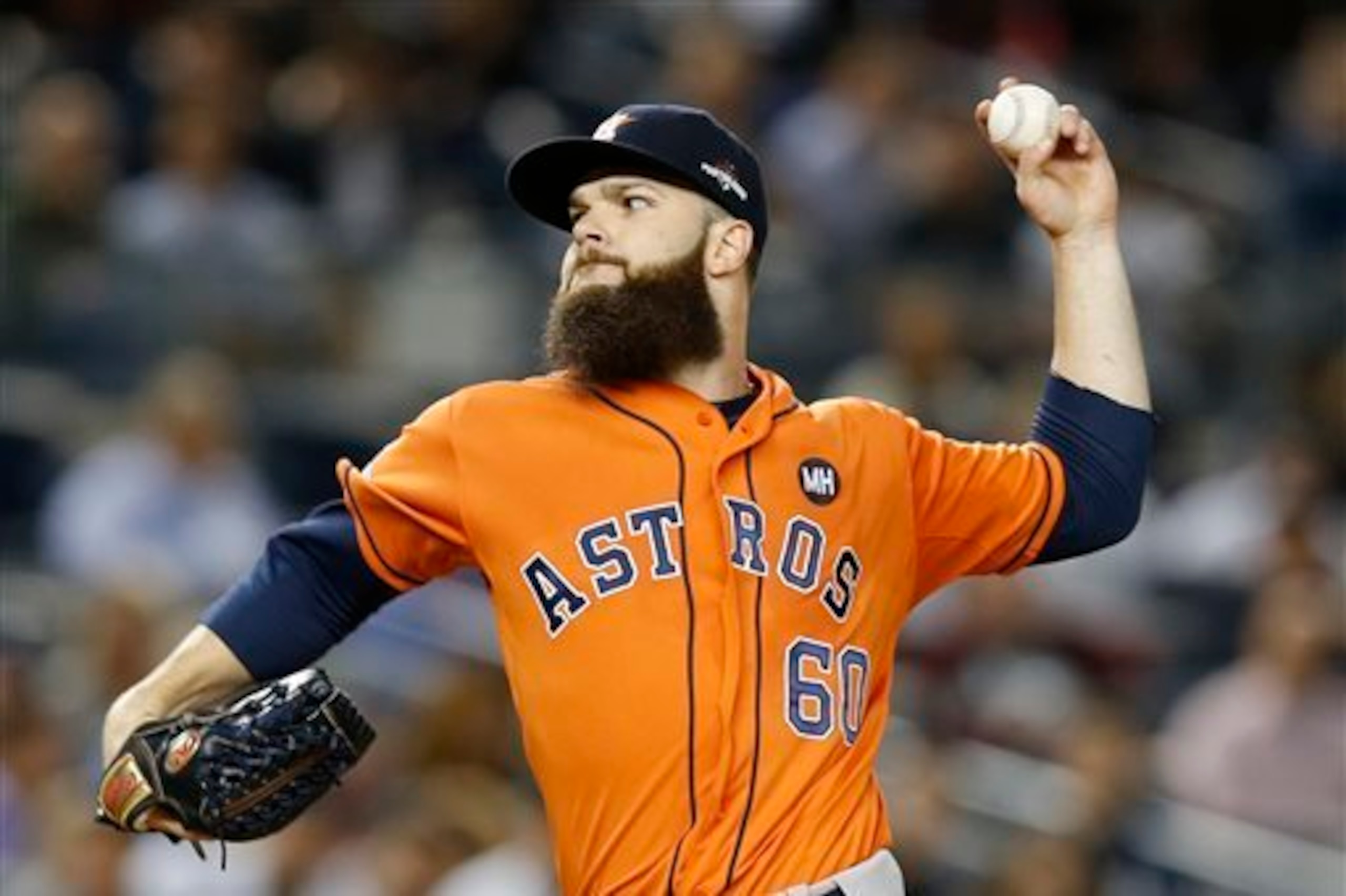 Yankee Stadium was rocking in the sixth inning Tuesday, but Dallas Keuchel loved it.