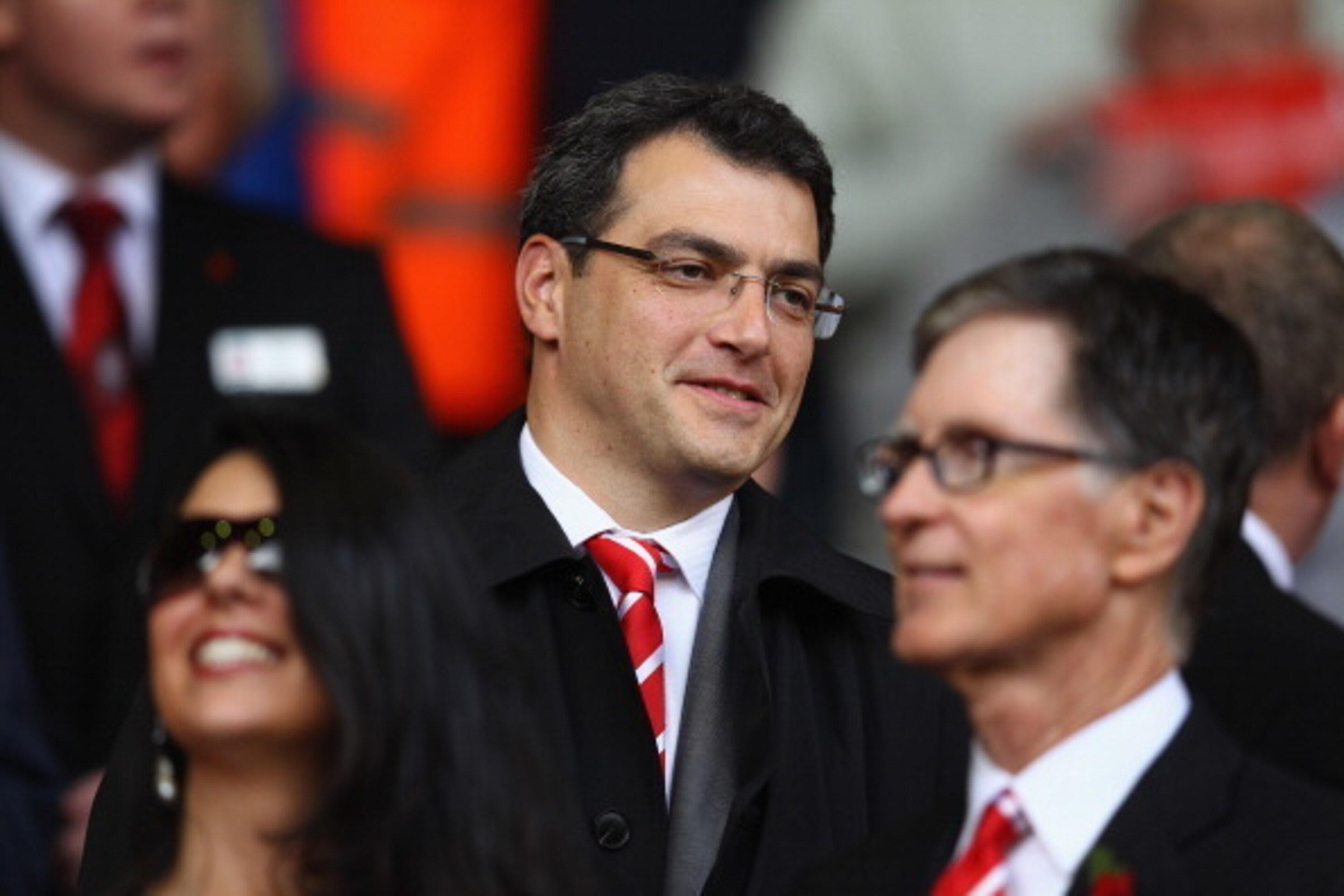 LIVERPOOL, ENGLAND - NOVEMBER 05:  Damien Comolli, Director Of Football for Liverpool during the Barclays Premier League match between Liverpool and Swansea City at Anfield on November 5, 2011 in Liverpool, England.  (Photo by Clive Mason/Getty Images)