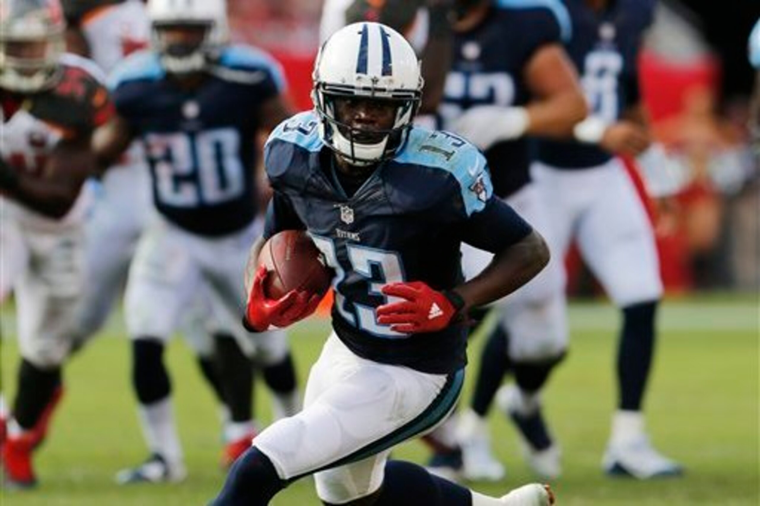 Kendall Wright looks next in line for a breakout game.