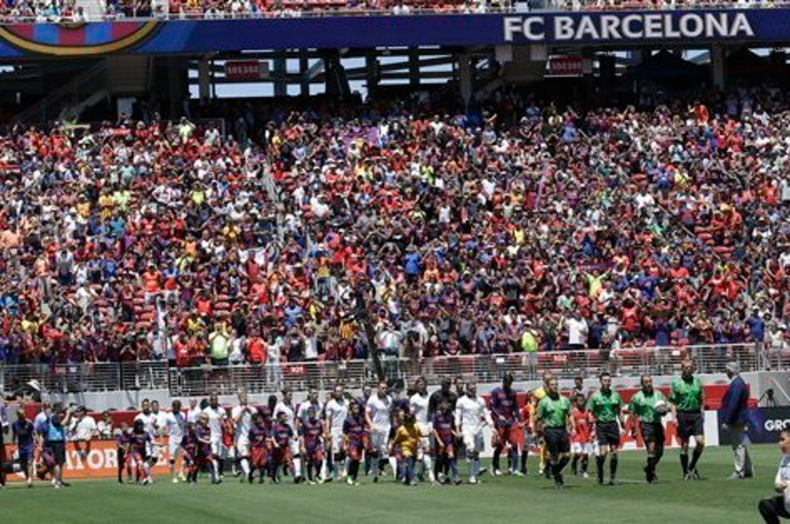 Barcelona have a huge following abroad.