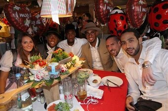 Even off the pitch, Ribery is a big influence to his team.