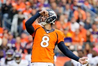 Brandon McManus leads all scorers at the position through four weeks.