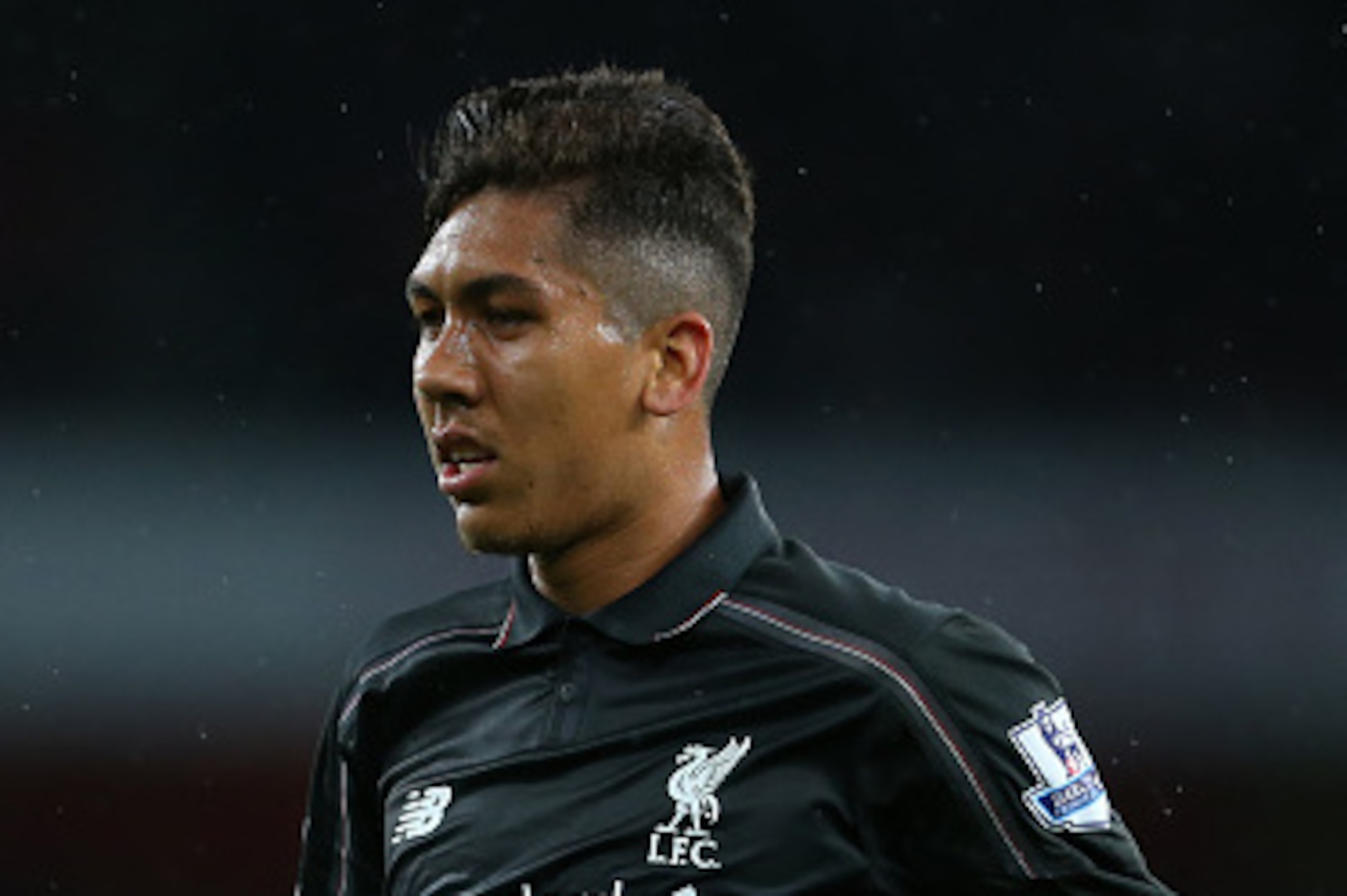 LONDON, ENGLAND - AUGUST 24: Roberto Firmino of Liverpool during the Barclays Premier League match between Arsenal and Liverpool at the Emirates Stadium on August 24, 2015 in London, United Kingdom.  (Photo by Catherine Ivill - AMA/Getty Images)