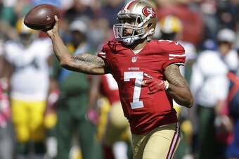 Don't start the struggling Colin Kaepernick despite receiving a favorable matchup.