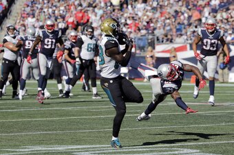 Allen Hurns leads the Jacksonville Jaguars in receptions after catching 11 passes last weekend.