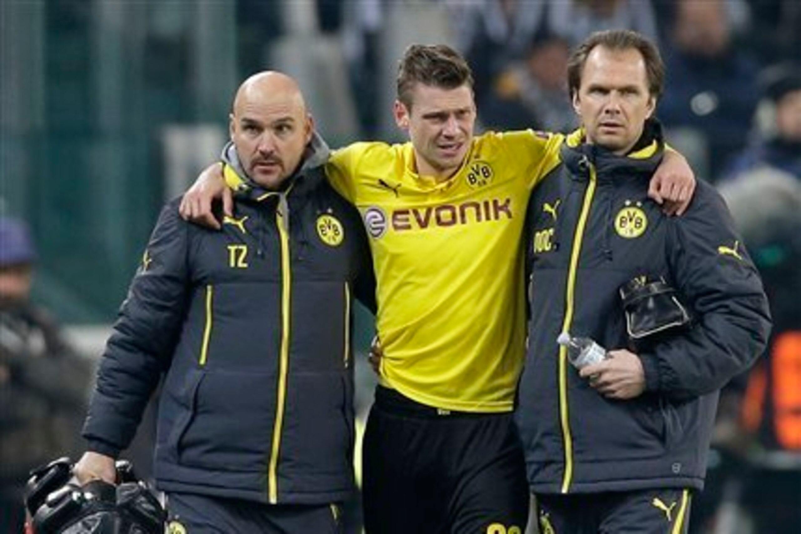 Piszczek had to be helped off the field against Juventus in the Champions League last season.