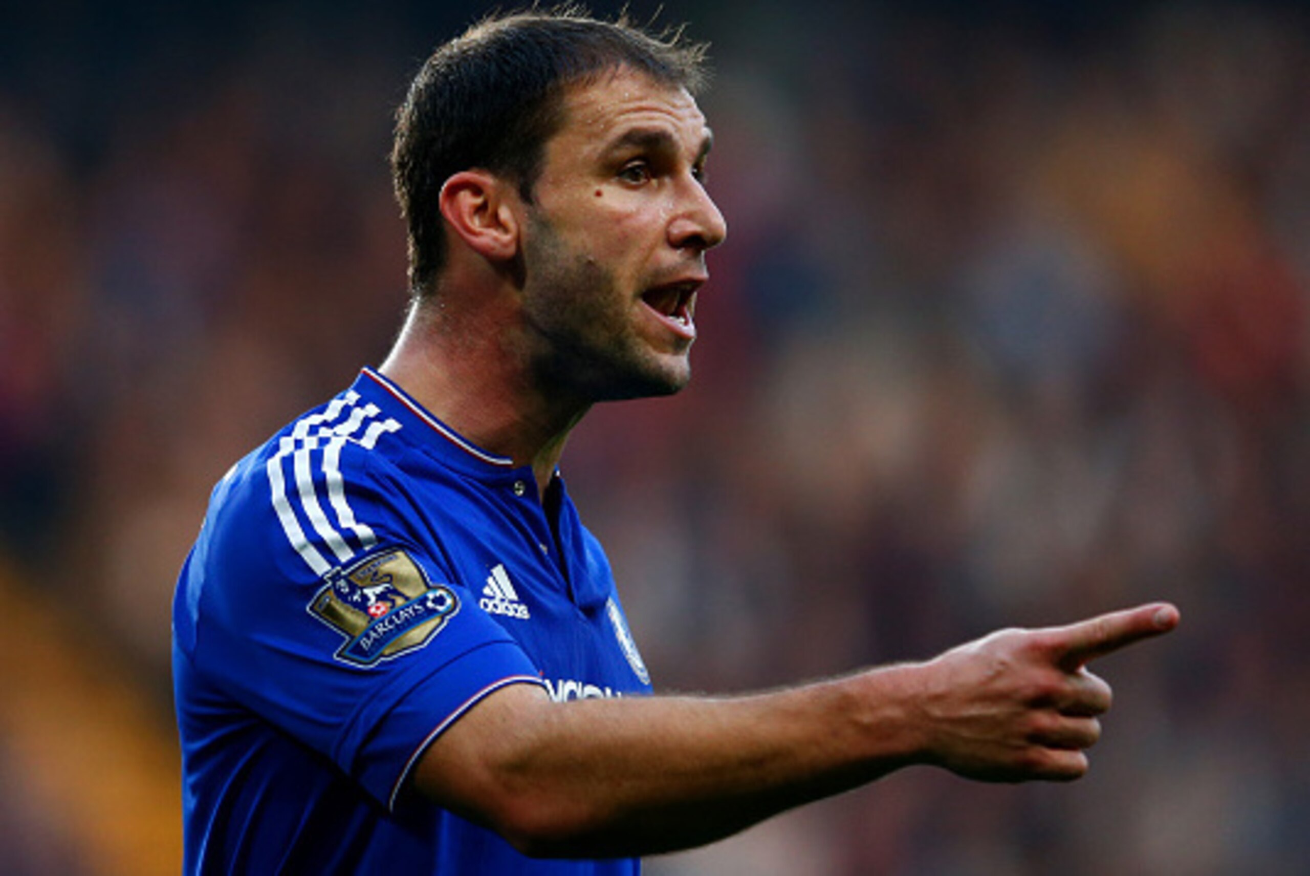 LONDON, ENGLAND - OCTOBER 03:  Branislav Ivanovic of Chelsea reacts during the Barclays Premier League match between Chelsea and Southampton at Stamford Bridge on October 3, 2015 in London, United Kingdom.  (Photo by Julian Finney/Getty Images)