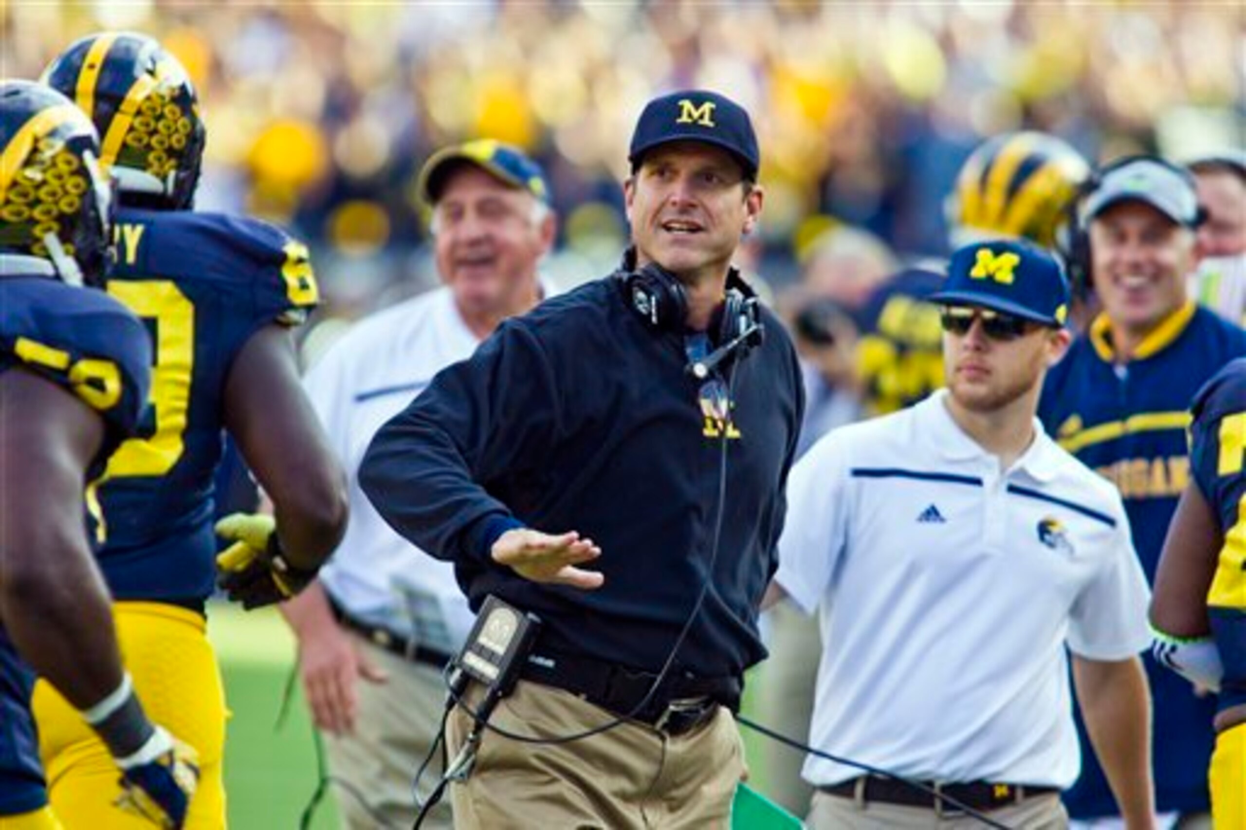 Michigan HC Jim Harbaugh Michigan HC Jim Harbaugh