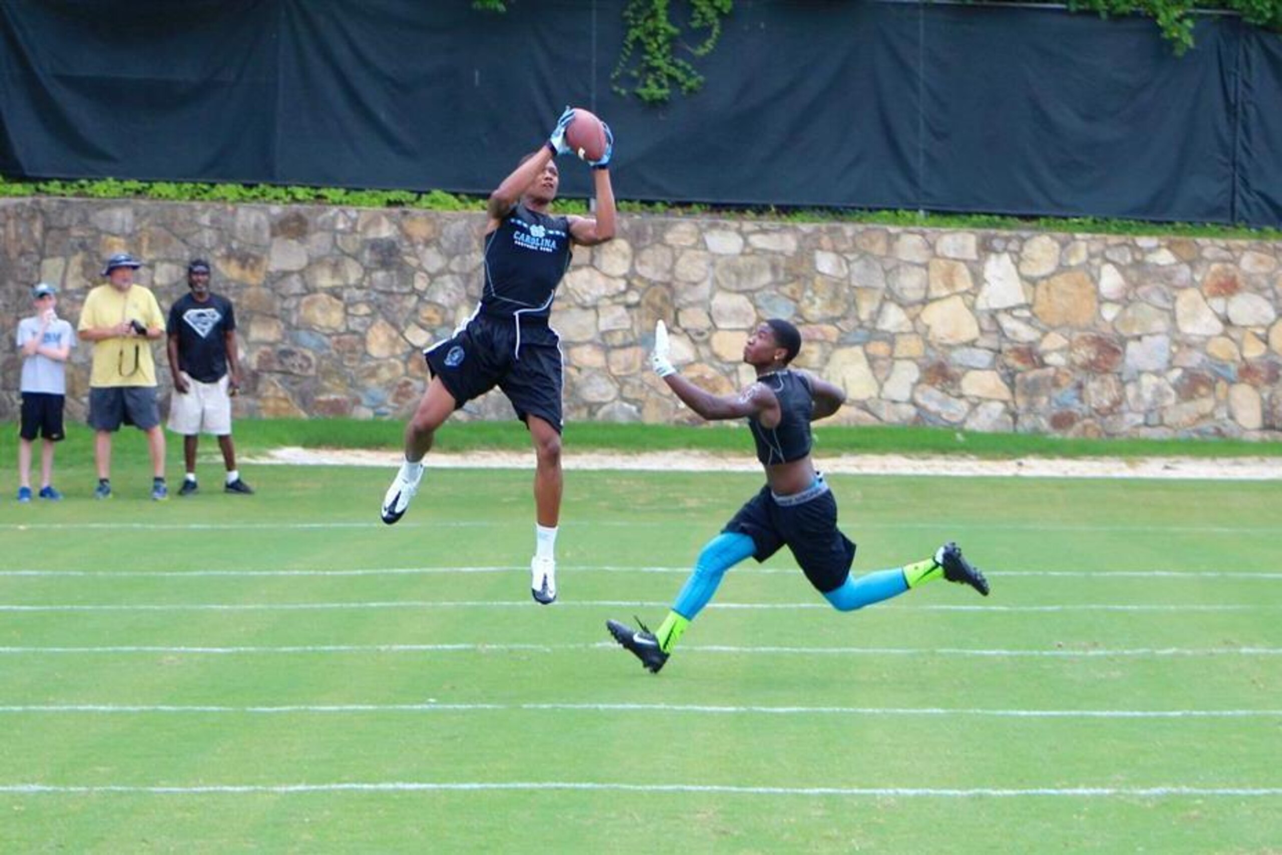 Stepherson, shown here going airborne, joined the Irish class in June.