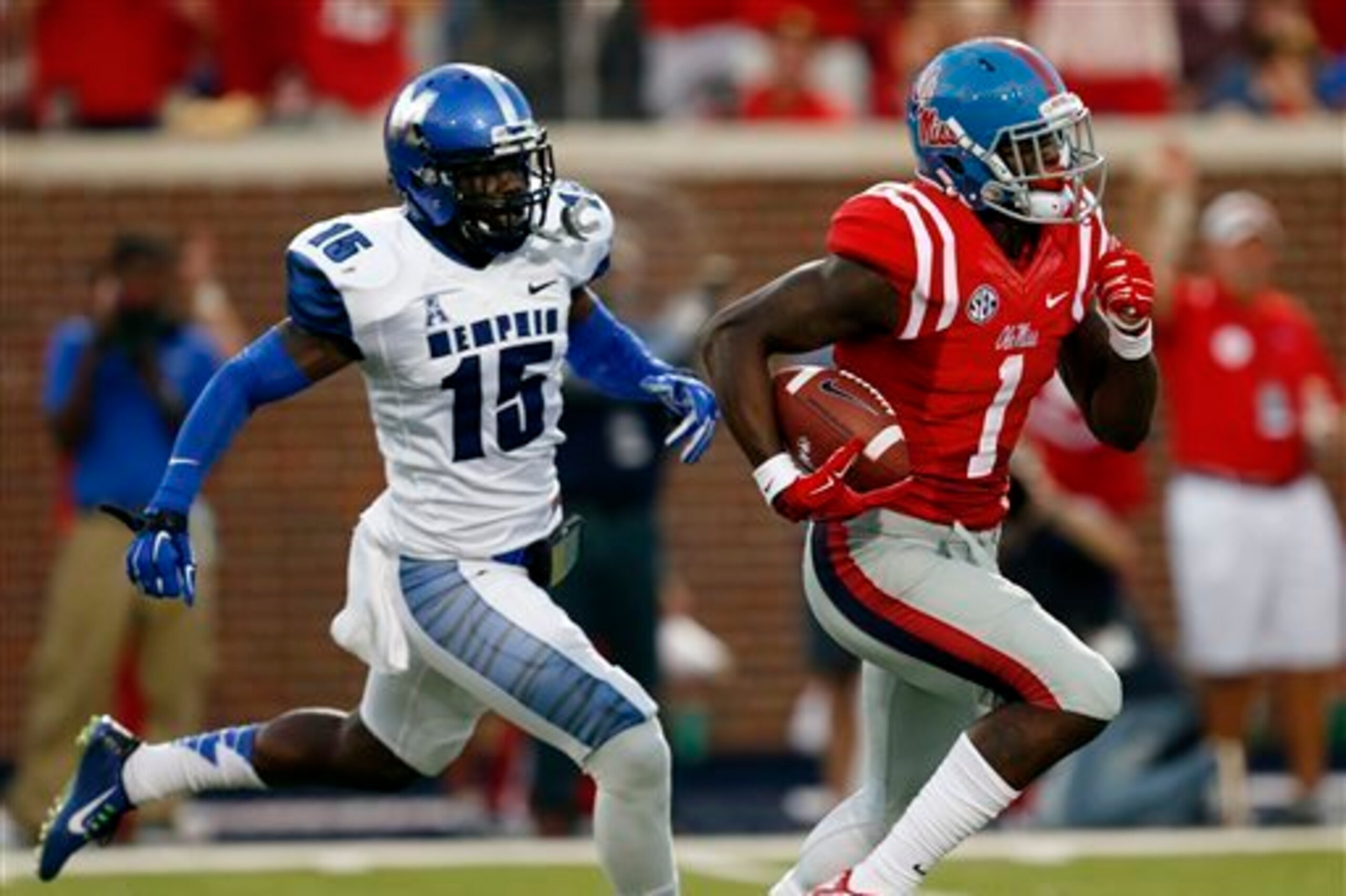 Ole Miss WR Laquon Treadwell vs. Memphis in 2014