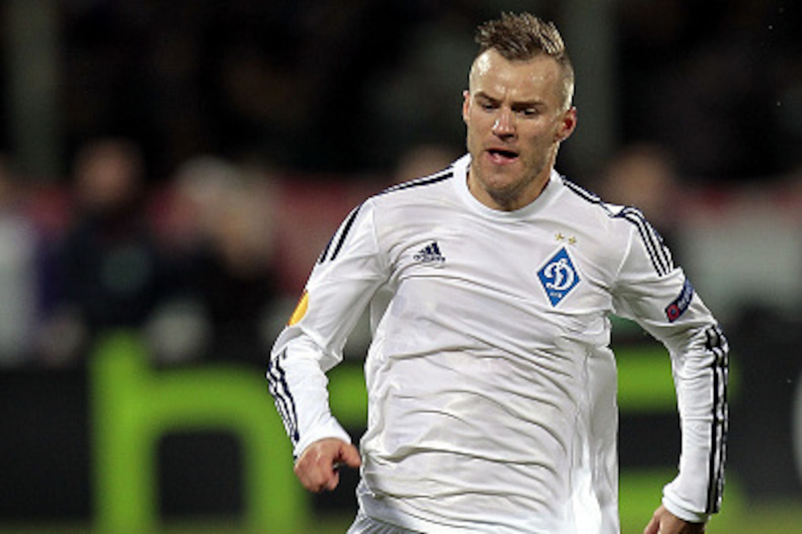 FLORENCE, ITALY - APRIL 23: Andriy Yarmolenko of FC Dynamo Kyiv in action during the UEFA Europa League Quarter Final match between ACF Fiorentina and FC Dynamo Kyiv on April 23, 2015 in Florence, Italy. (Photo by Gabriele Maltinti/Getty Images) FLORENCE, ITALY - APRIL 23: Andriy Yarmolenko of FC Dynamo Kyiv in action during the UEFA Europa League Quarter Final match between ACF Fiorentina and FC Dynamo Kyiv on April 23, 2015 in Florence, Italy. (Photo by Gabriele Maltinti/Getty Images)