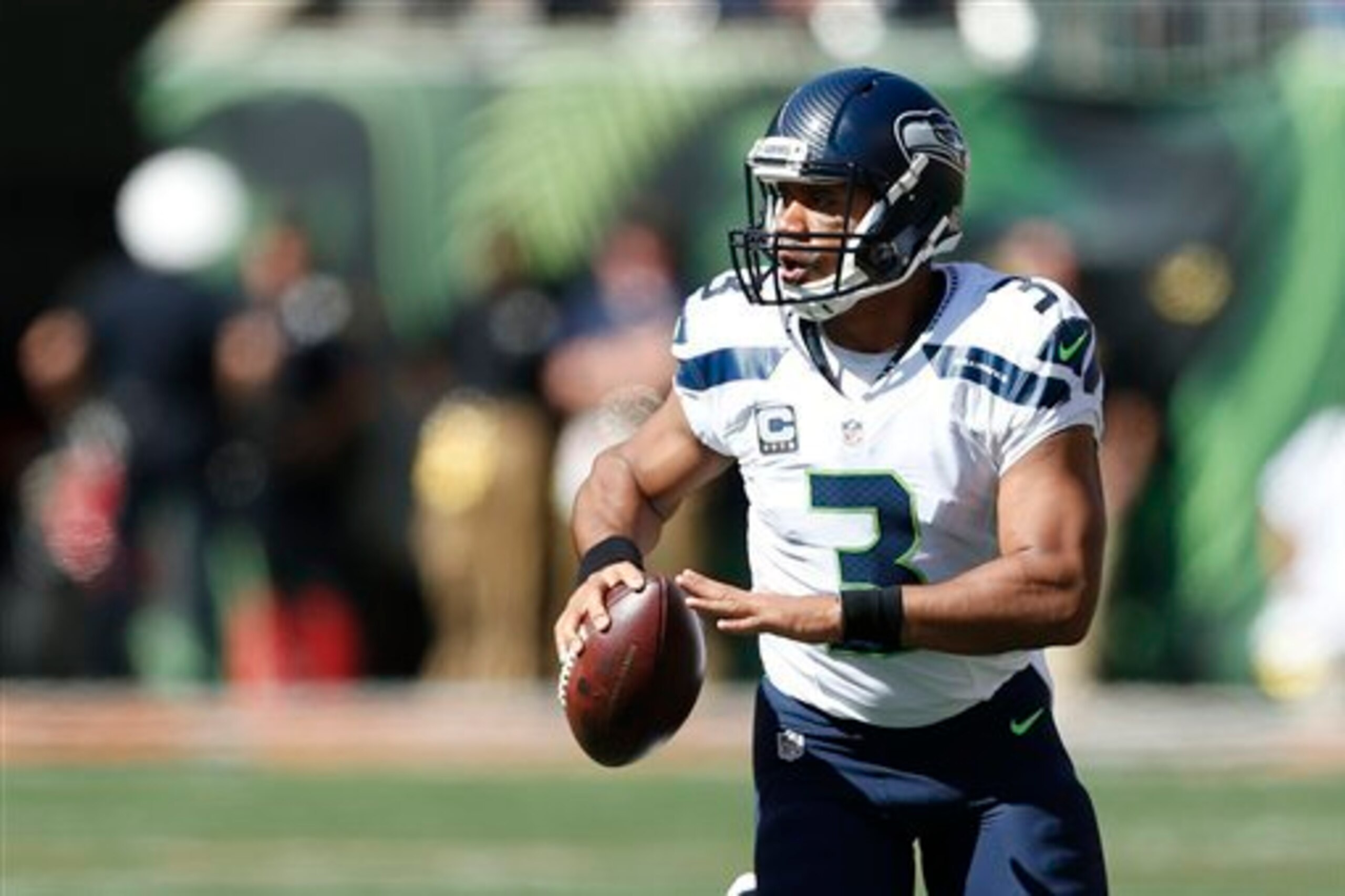Russell Wilson has yet to post a breakout performance this year. Russell Wilson has yet to post a breakout performance this year.