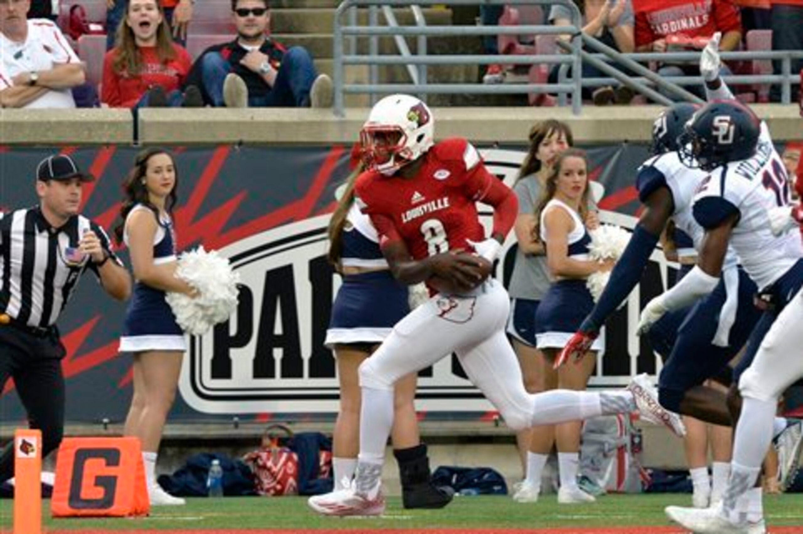 Louisville's quarterback is dynamic.