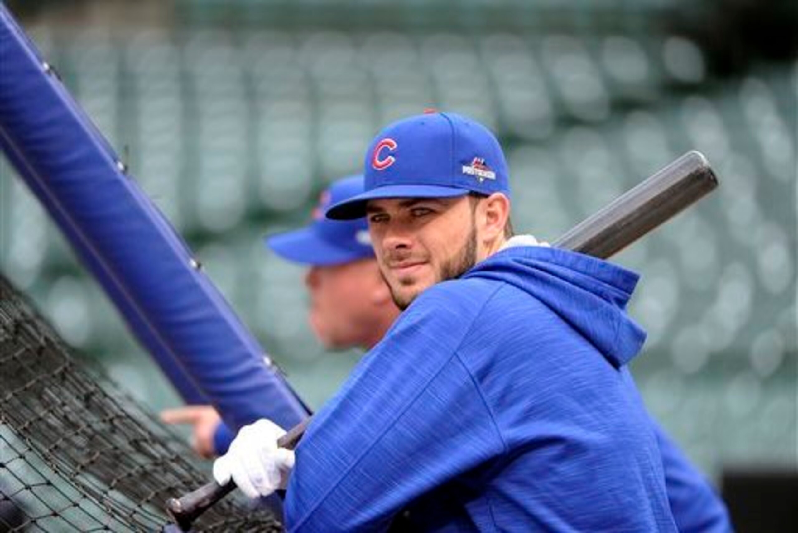 Kris Bryant is one of several young Cubs sluggers getting his first taste of postseason baseball.