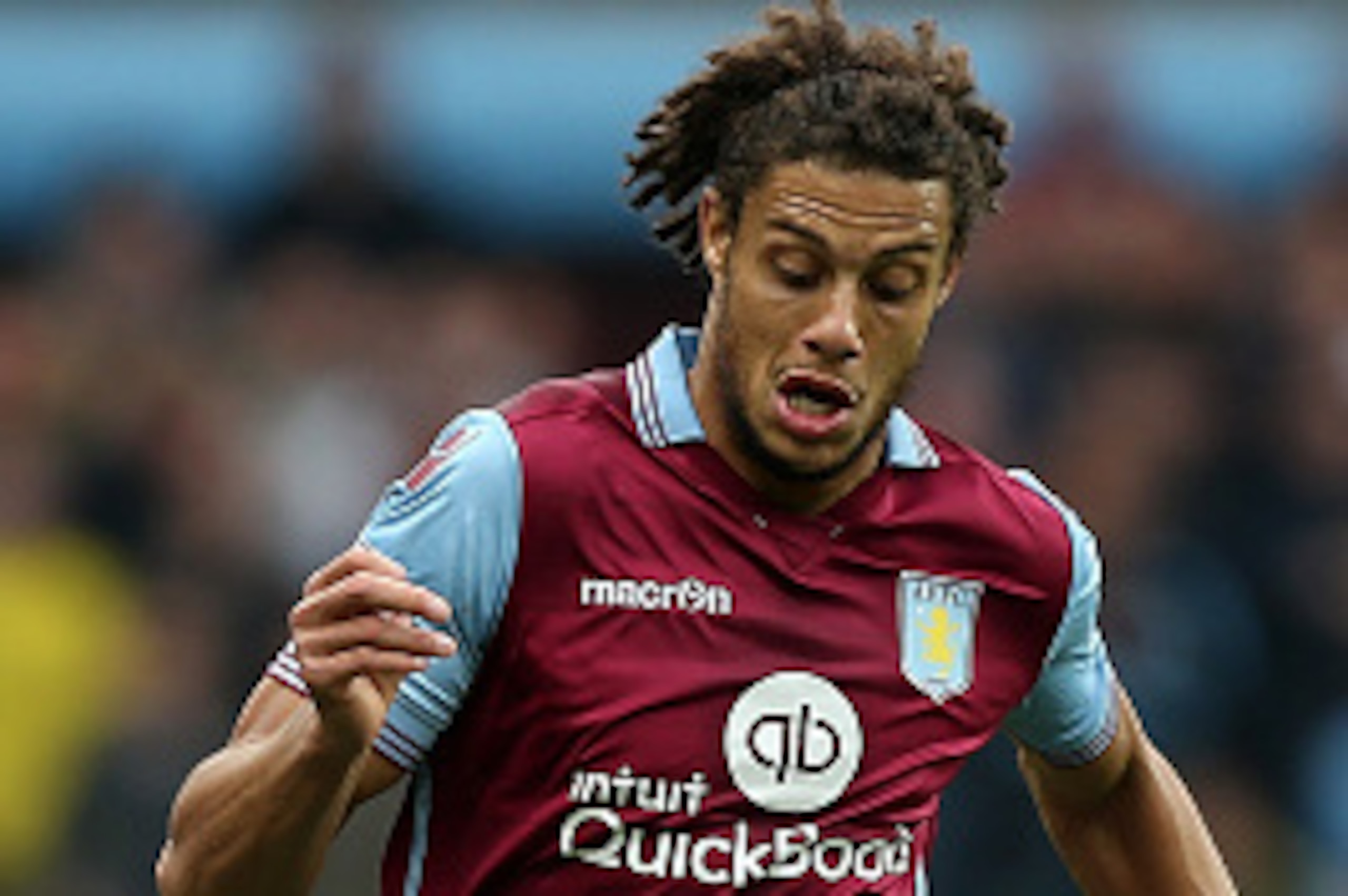 BIRMINGHAM, ENGLAND - OCTOBER 03:  Rudy Gestede of Aston Villa in action during the Barclays Premier League match between Aston Villa and Stoke City at Villa Park on October 3, 2015 in Birmingham, United Kingdom.  (Photo by Ben Hoskins/Getty Images)