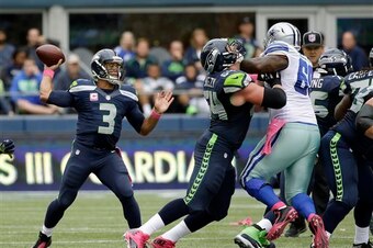 Sweezy and the offensive line have had their struggles this season.