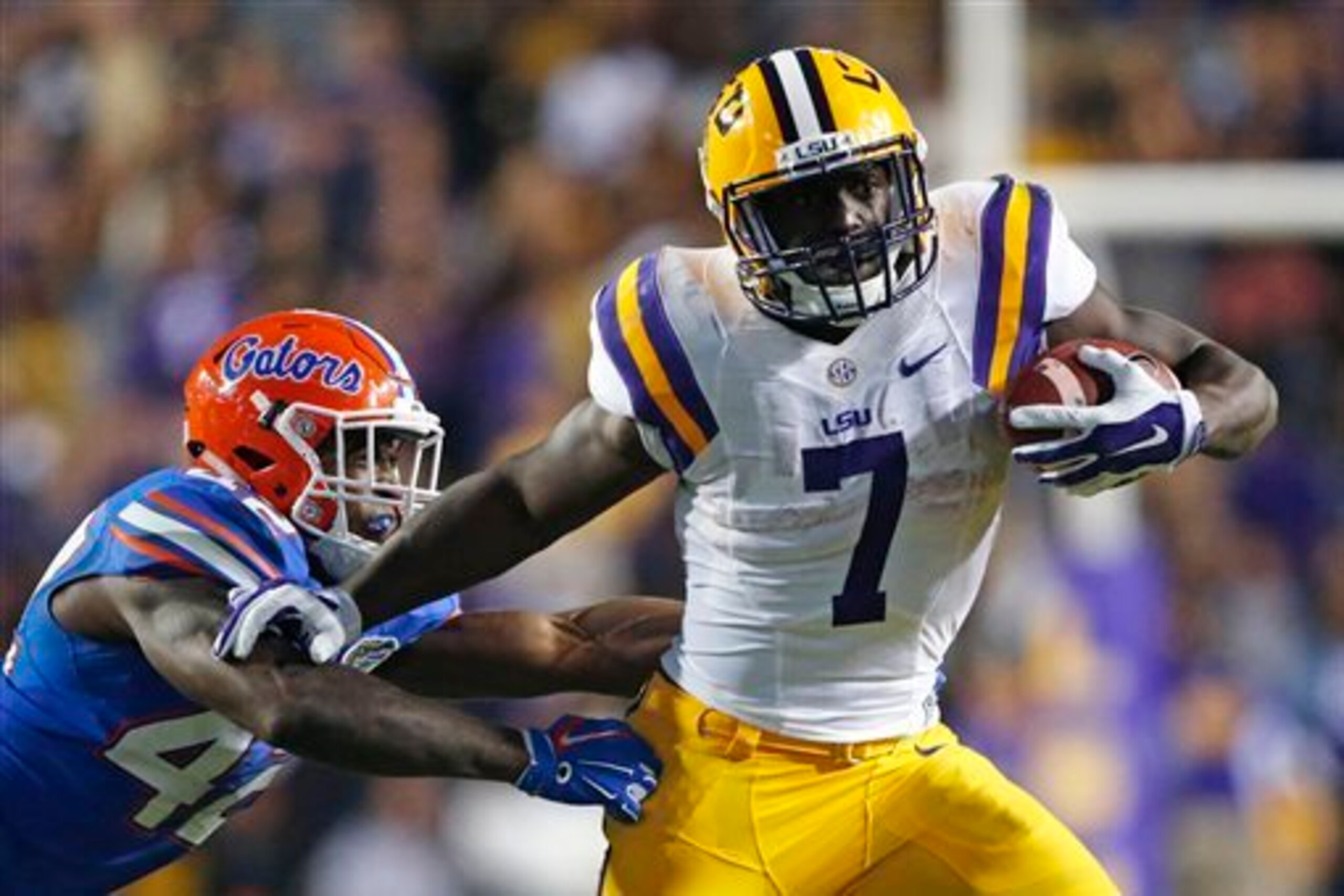 Think LSU running back Leonard Fournette is anxious test himself against Alabama's defense? Think LSU running back Leonard Fournette is anxious test himself against Alabama's defense?
