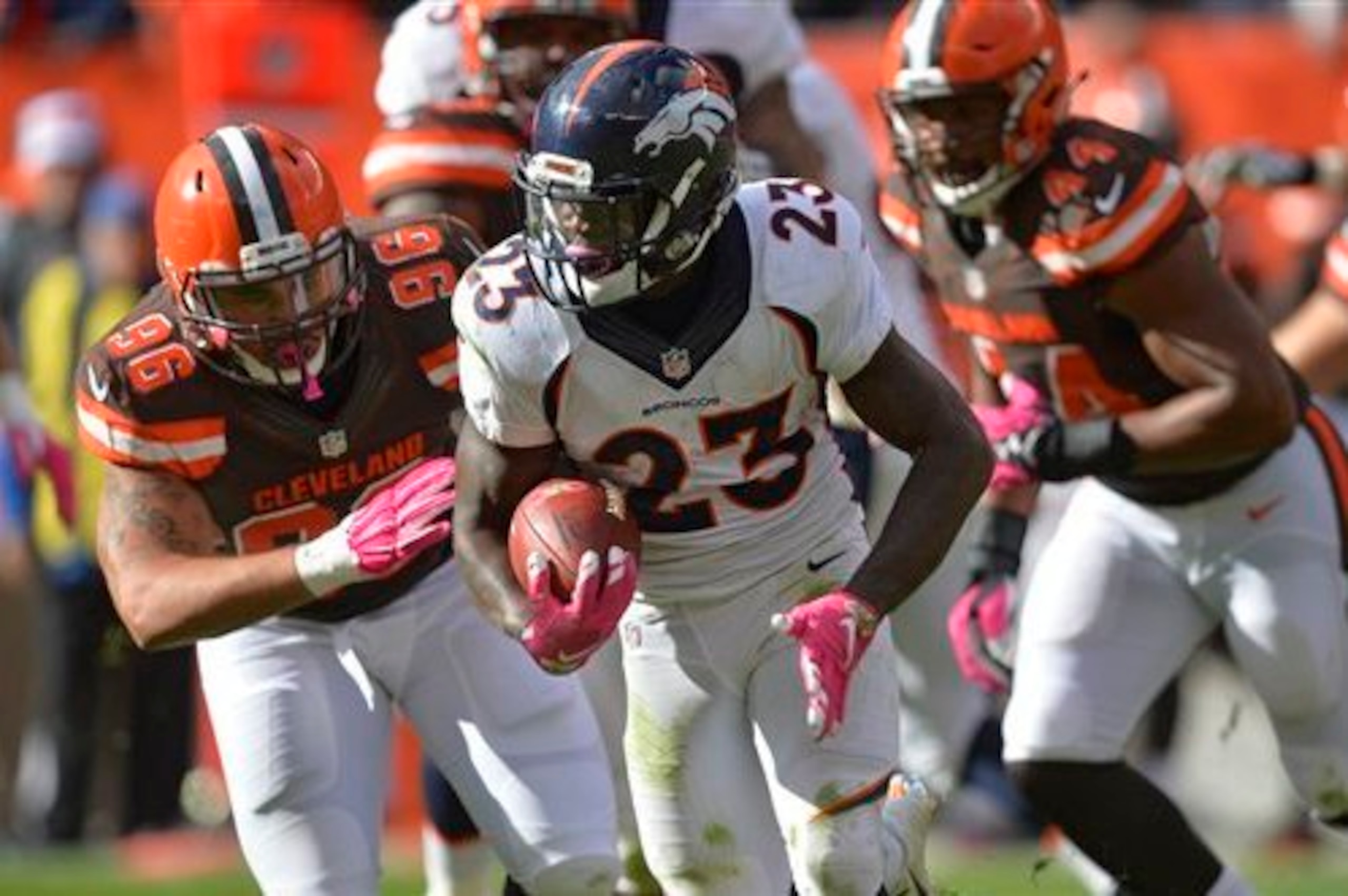 Ronnie Hillman had his best day in Week 6 against the Cleveland Browns.