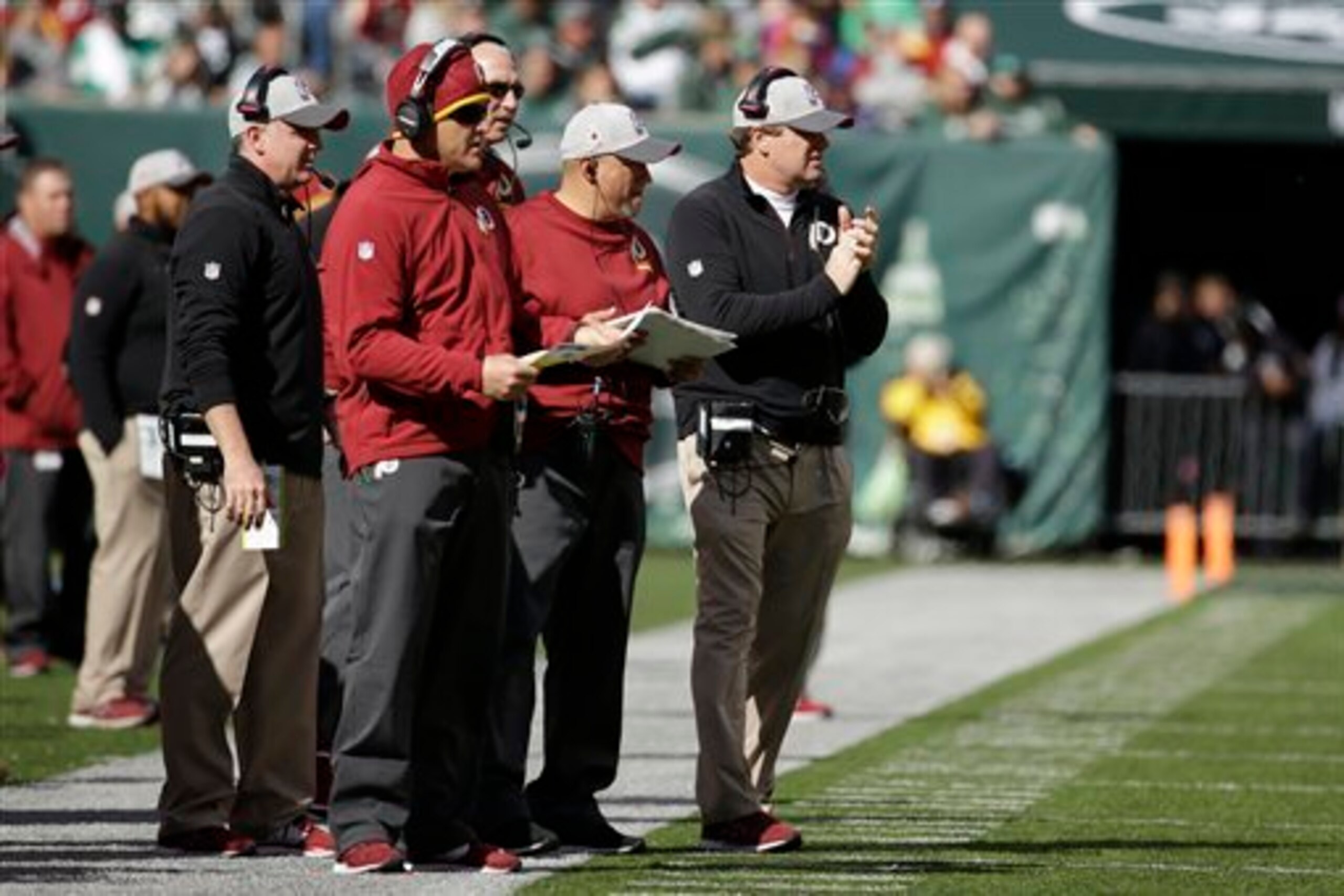 Gruden's DC, Joe Barry, has to mix things up more often. Gruden's DC, Joe Barry, has to mix things up more often.