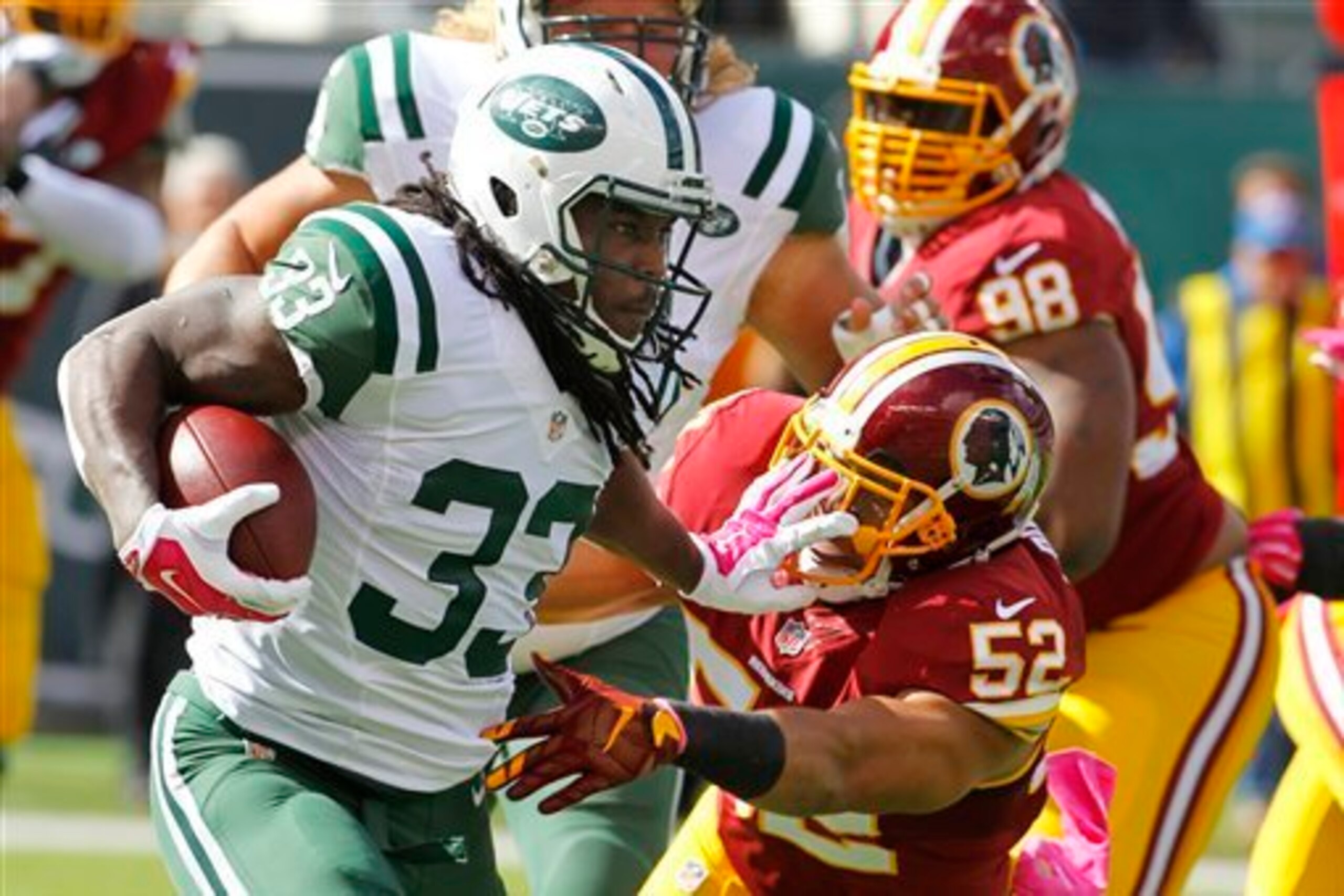 Ivory brushed off too many attempted tackles in Week 6. Ivory brushed off too many attempted tackles in Week 6.