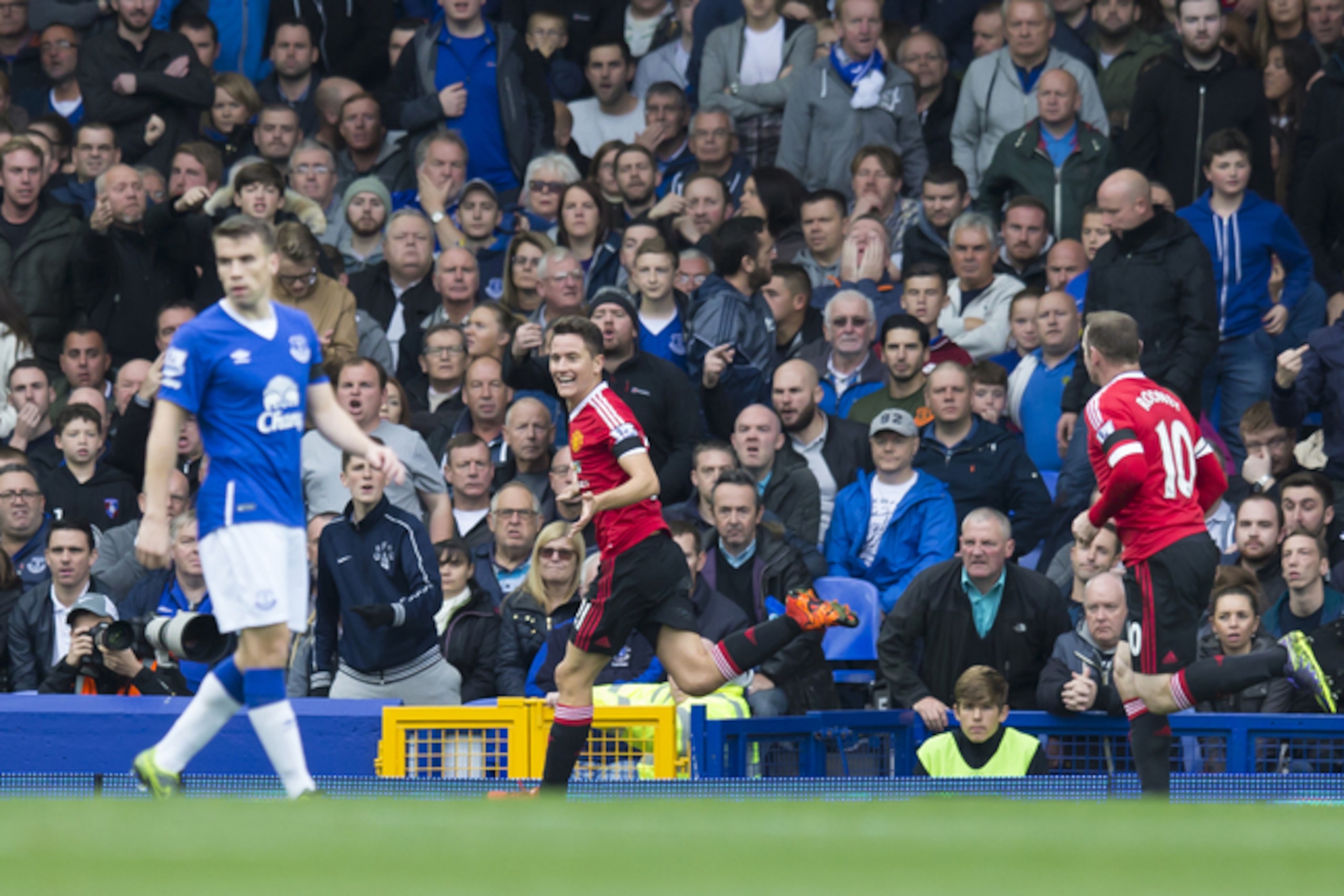 Ander Herrera put in a tremendous shift at Goodison Park. Ander Herrera put in a tremendous shift at Goodison Park.