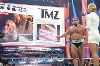 Summer Rae reveals she knows about Rusev's engagement with Lana.