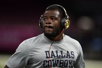 NEW ORLEANS, LA - OCTOBER 04:  Christine Michael #30 of the Dallas Cowboys participates in warmups prior to a game against the New Orleans Saints at the Mercedes-Benz Superdome on October 4, 2015 in New Orleans, Louisiana.  (Photo by Stacy Revere/Getty Im