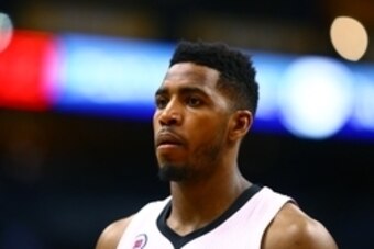 Mar 25, 2015; Phoenix, AZ, USA; Sacramento Kings forward Jason Thompson against the Phoenix Suns at US Airways Center. The Kings defeated the Suns 108-99. Mandatory Credit: Mark J. Rebilas-USA TODAY Sports
