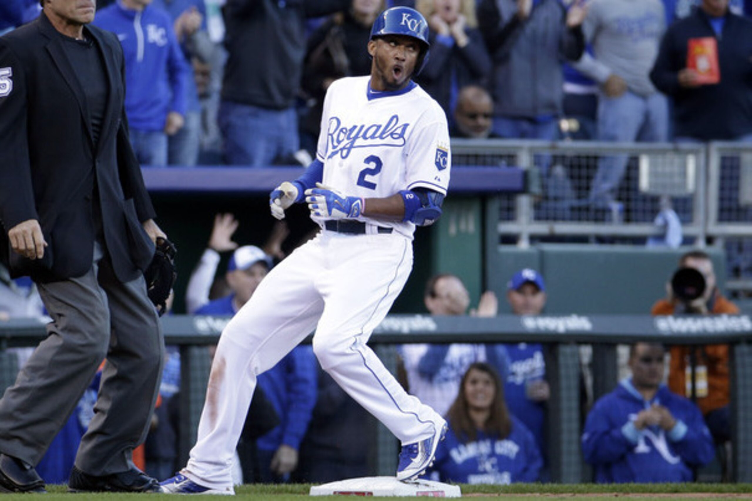 Alcides Escobar has been a force at the top of the Royals' lineup.