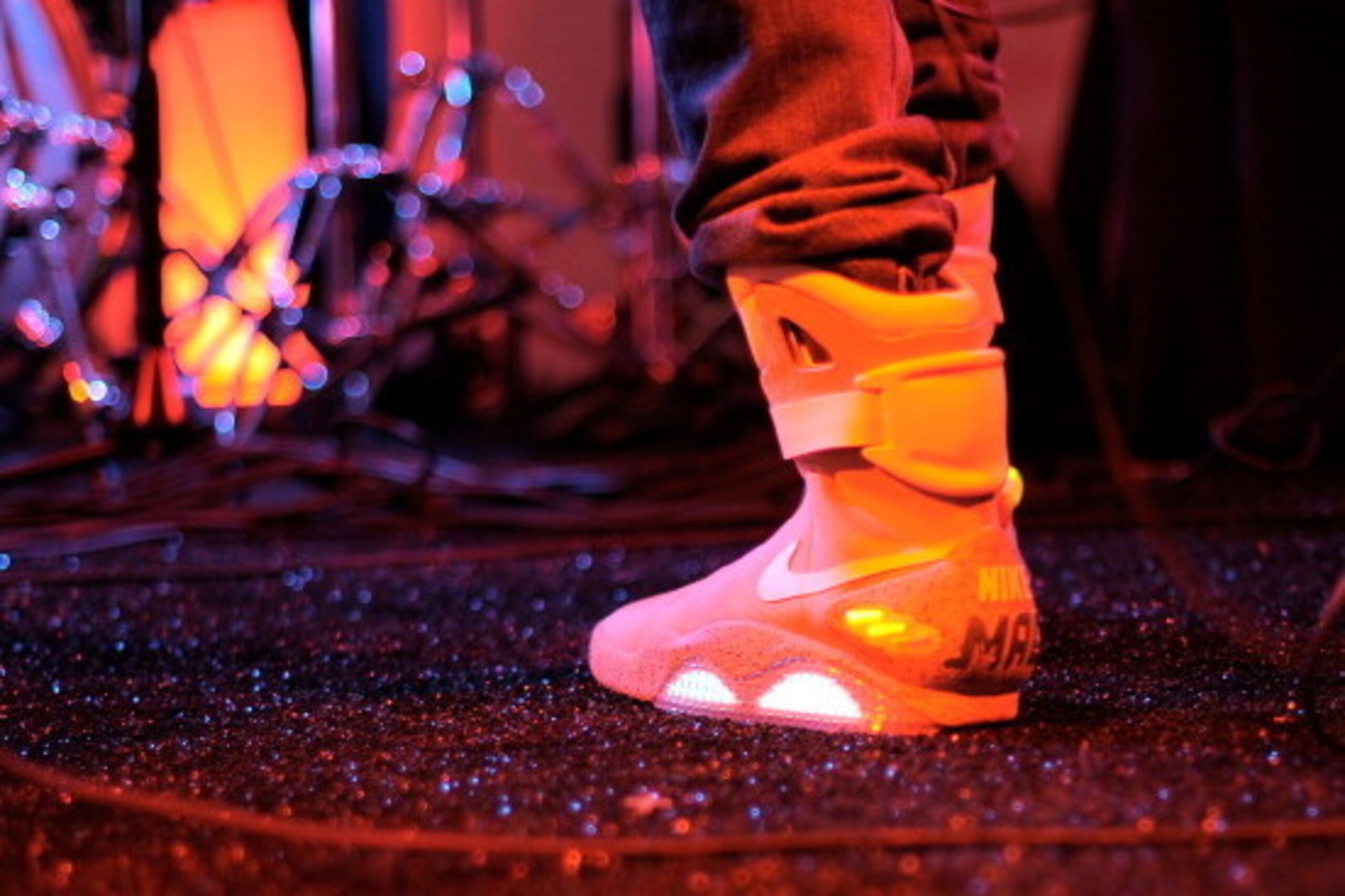 HOLLYWOOD, CA - SEPTEMBER 24: Kid Cudi performs in Nike Mag's at Bacardi and Complex Magazine Present The Music Issue Party with Kid Cudi at Siren Studios on September 24, 2011 in Hollywood, California. (Photo by Charley Gallay/Getty Images for Bacardi) HOLLYWOOD, CA - SEPTEMBER 24: Kid Cudi performs in Nike Mag's at Bacardi and Complex Magazine Present The Music Issue Party with Kid Cudi at Siren Studios on September 24, 2011 in Hollywood, California. (Photo by Charley Gallay/Getty Images for Bacardi)