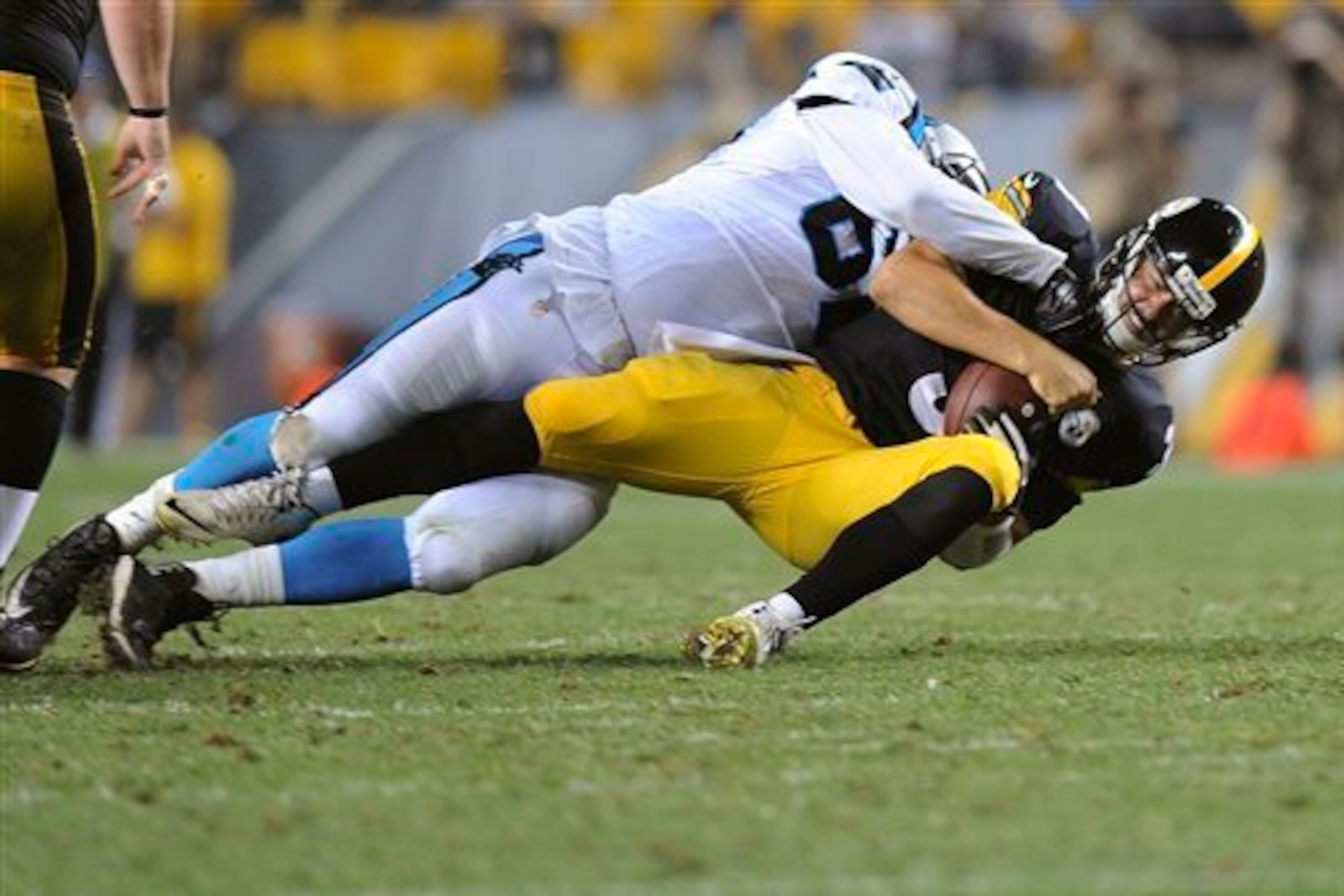 Landry Jones attempted 12 passes against the Cardinals last week and wasn't sacked once. He was, however, sacked nine times in the 2015 preseason and a total of 18 times in his three preseasons in Pittsburgh.
