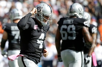 Derek Carr's breakout campaign has hit a minor snag, and regaining momentum won't be easy against the Chargers.