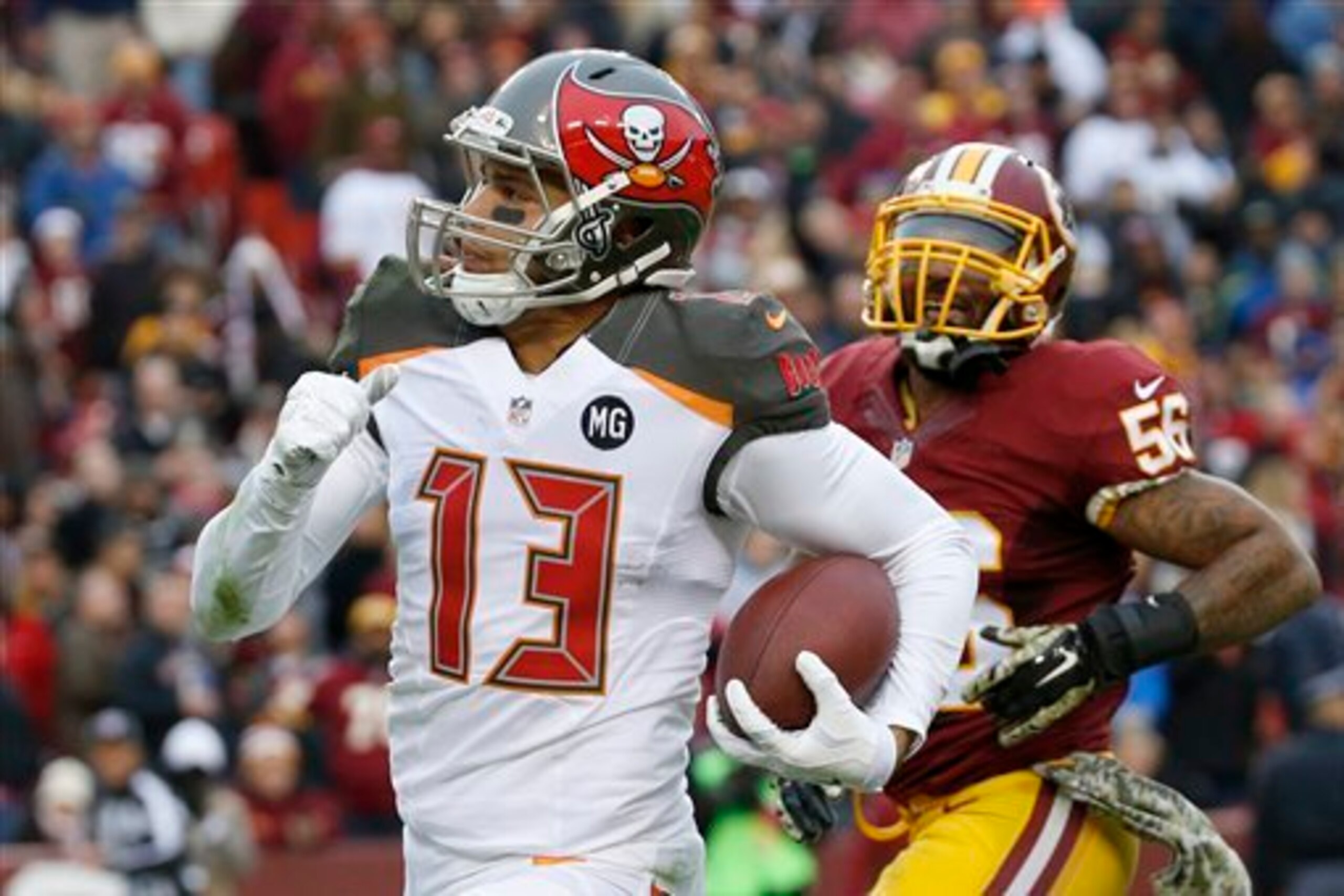 Mike Evans destroyed Washington last year, catching seven passes for 209 yards and a pair of touchdowns. Mike Evans destroyed Washington last year, catching seven passes for 209 yards and a pair of touchdowns.