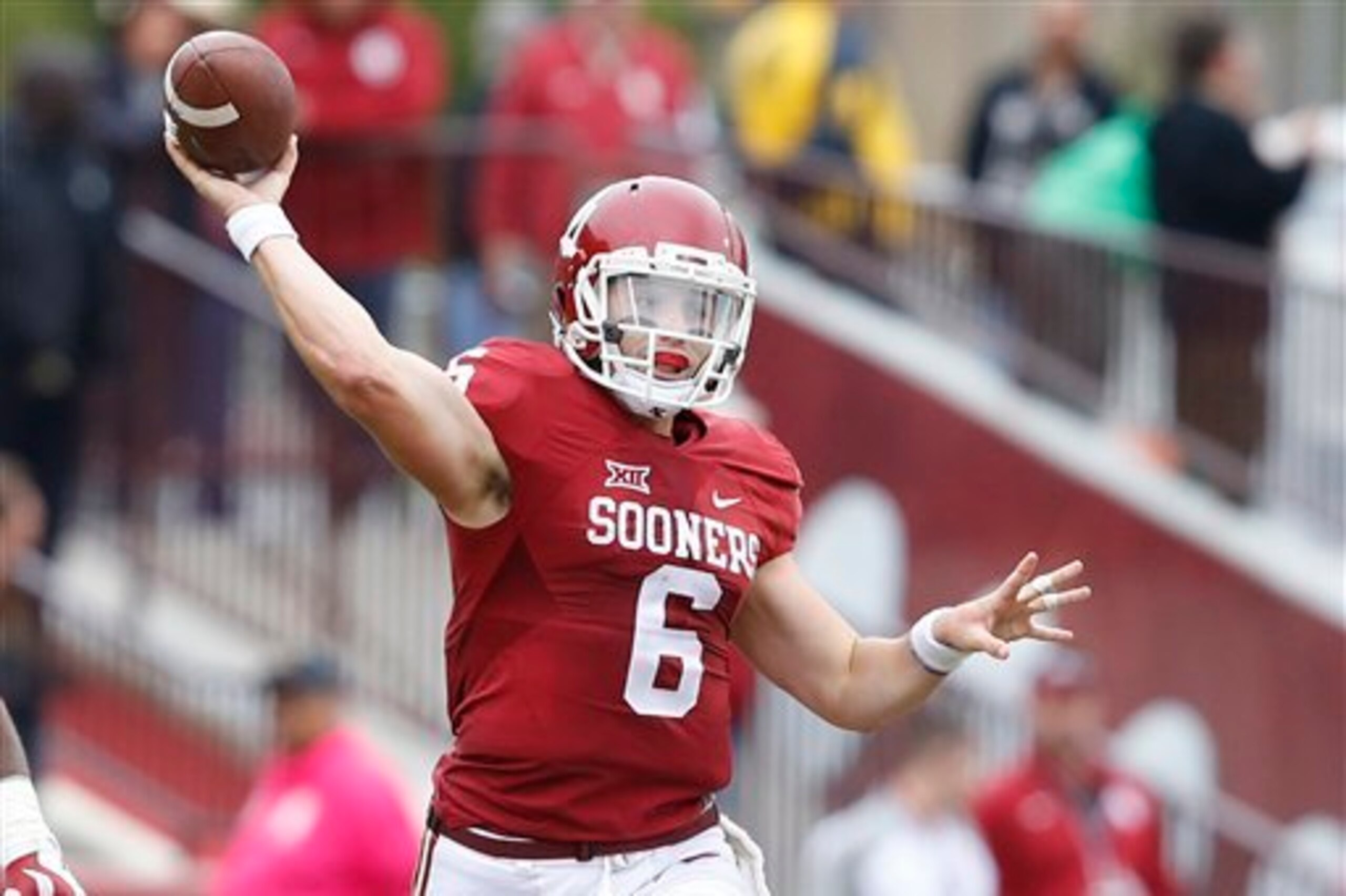 Oklahoma QB Baker Mayfield Oklahoma QB Baker Mayfield