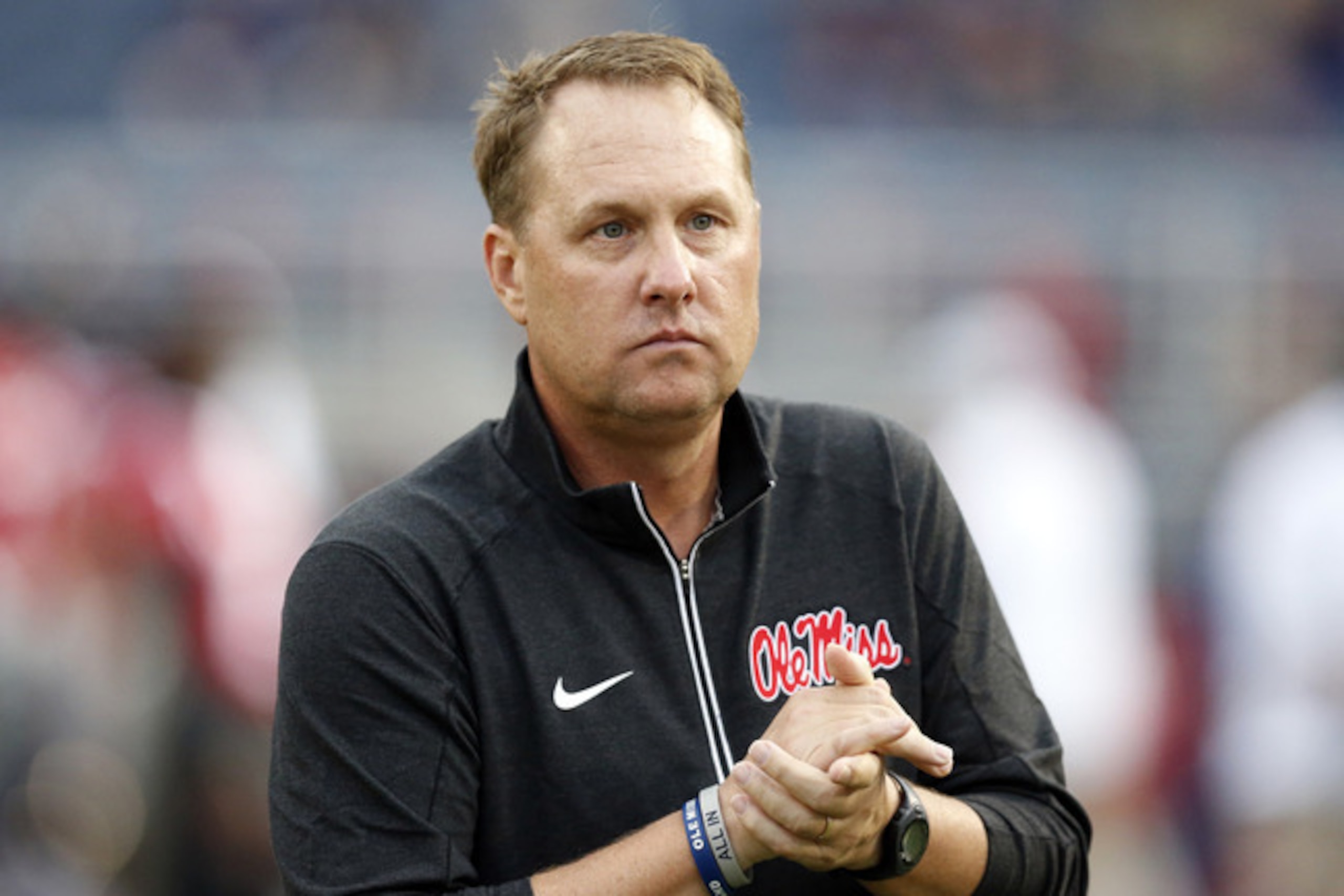 Ole Miss head coach Hugh Freeze