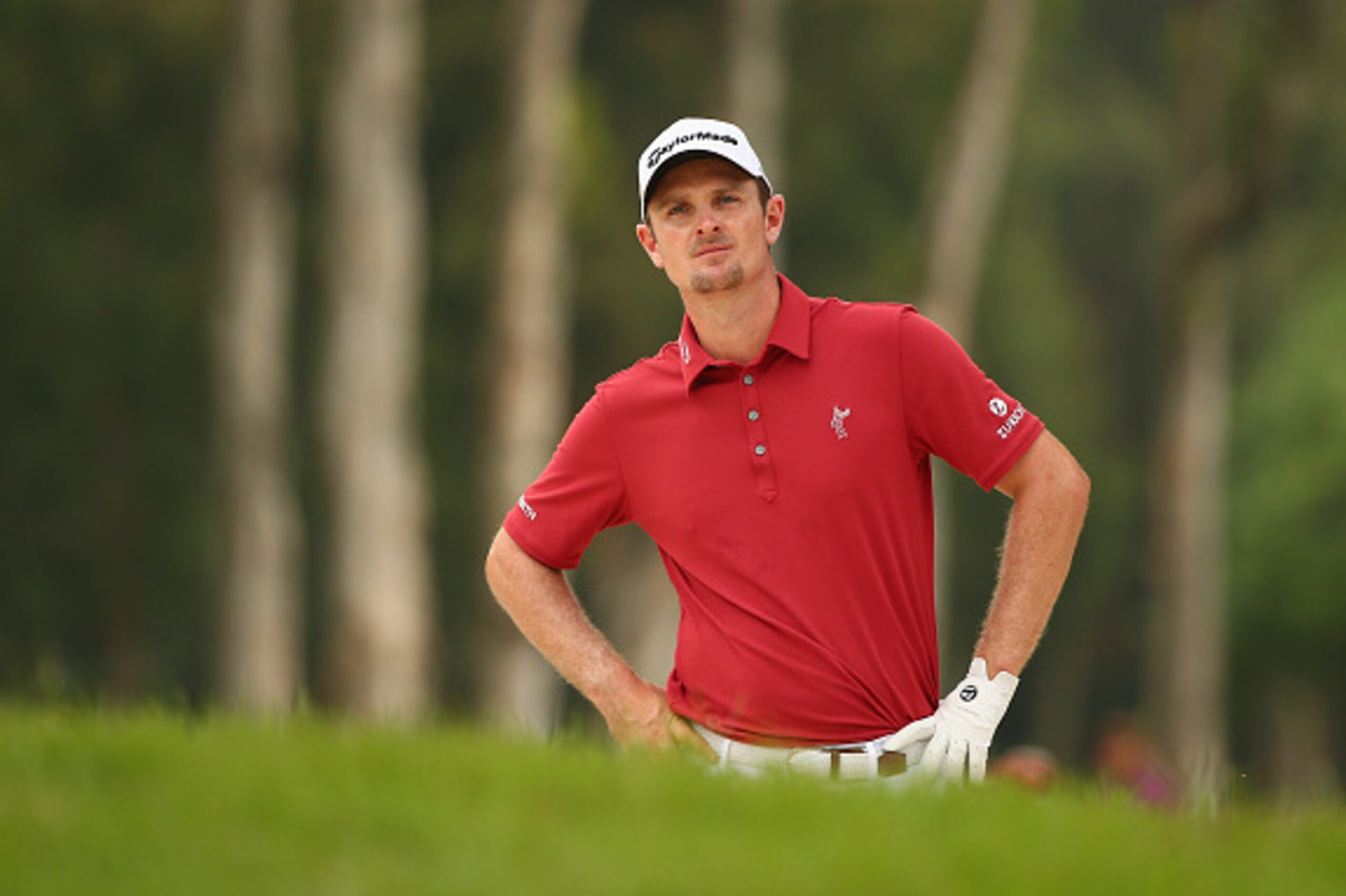 HONG KONG - OCTOBER 25:  Justin Rose of England looks on during the final round of the UBS Hong Kong Open at The Hong Kong Golf Club on October 25, 2015 in Hong Kong, Hong Kong.  (Photo by Ian Walton/Getty Images)