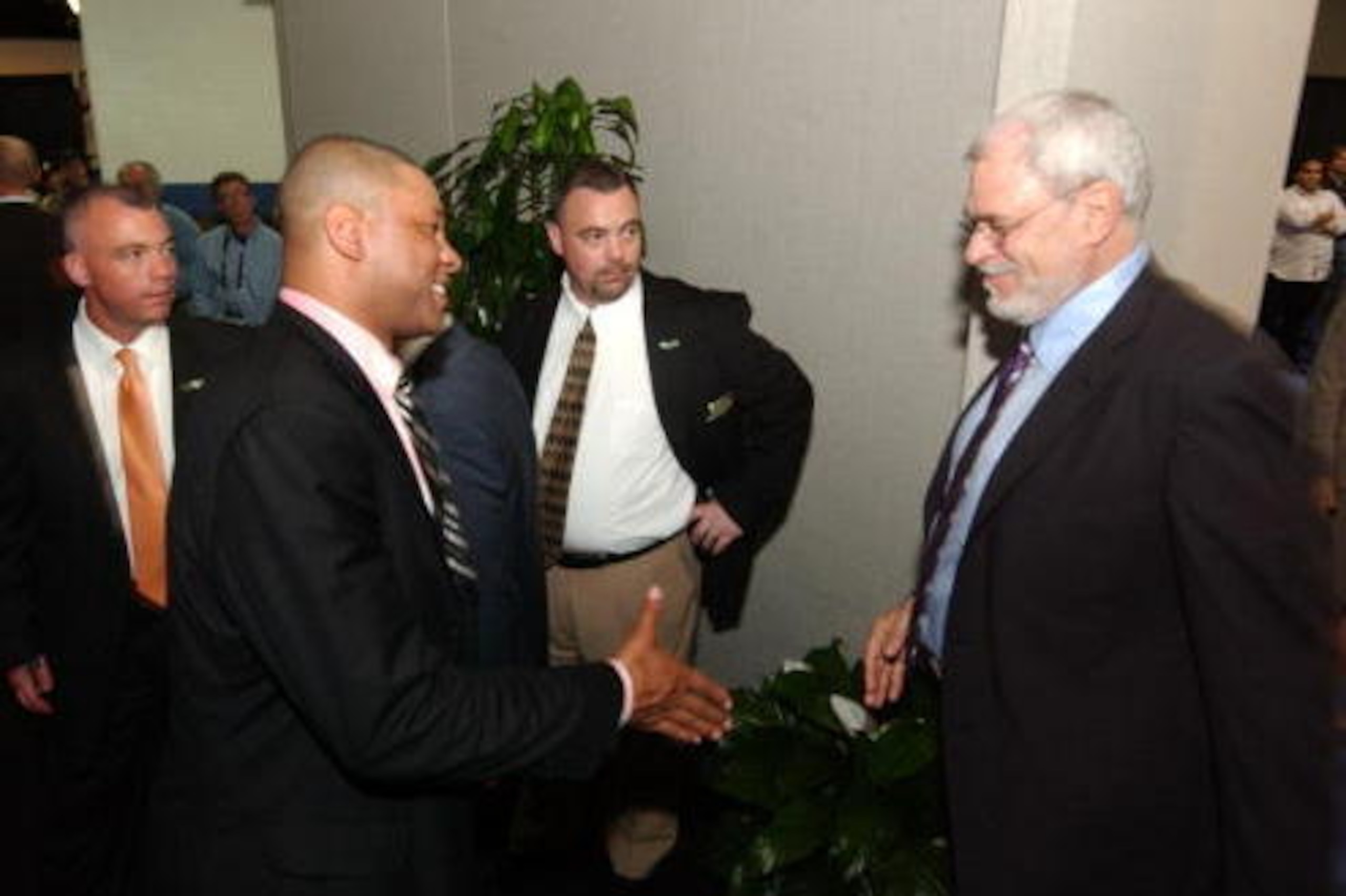 BOSTON - JUNE 17: Head coach Doc Rivers (L) of the Boston Celtics and head coach Phil Jackson of the Los Angeles Lakers shake hands following Game Six of the 2008 NBA Finals at the TD Banknorth Garden June 17, 2008 in Boston, Massachusetts. The Boston Cel