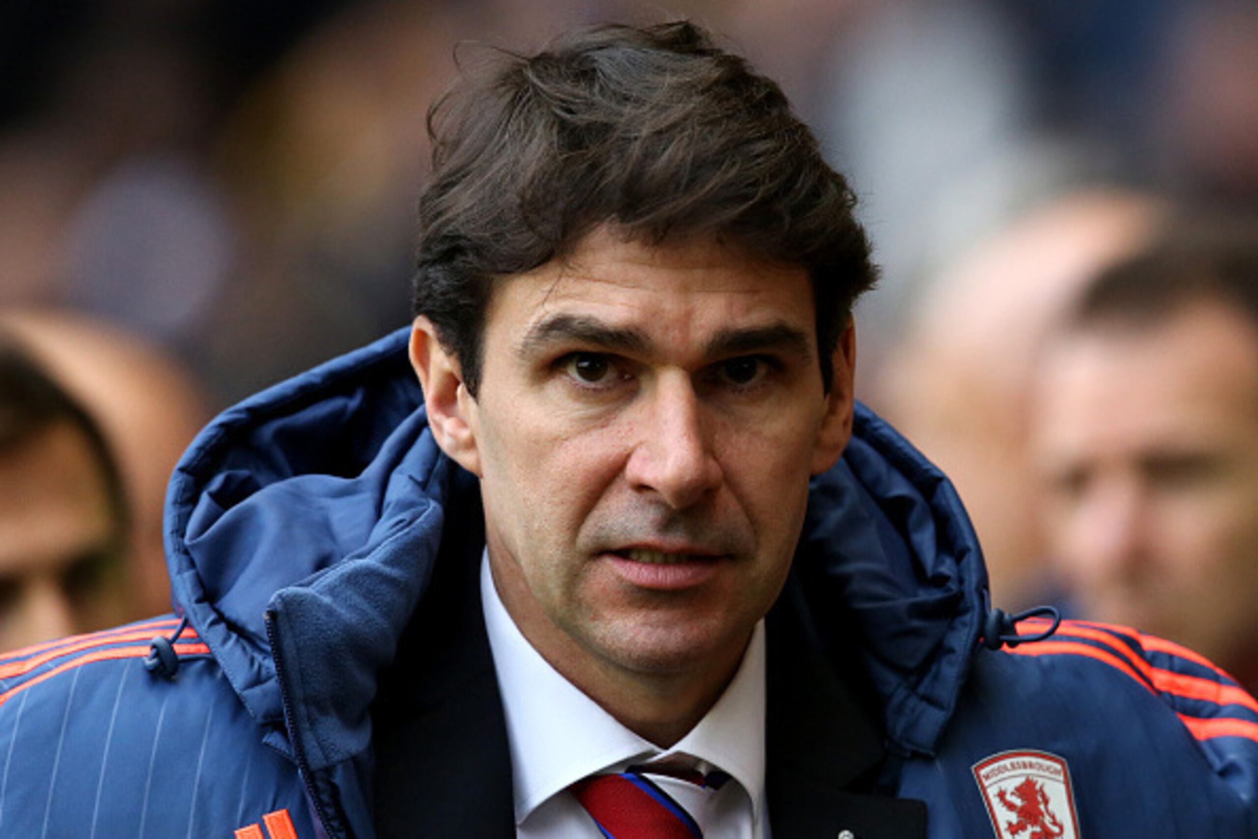 WOLVERHAMPTON, ENGLAND - OCTOBER 24: Aitor Karanka, manager of Middlesborough during the Sky Bet Championship match between Wolverhampton Wanderers and Middlesborough at Molineux Stadium on October 24, 2015 in Wolverhampton, England.  (Photo by David Jone