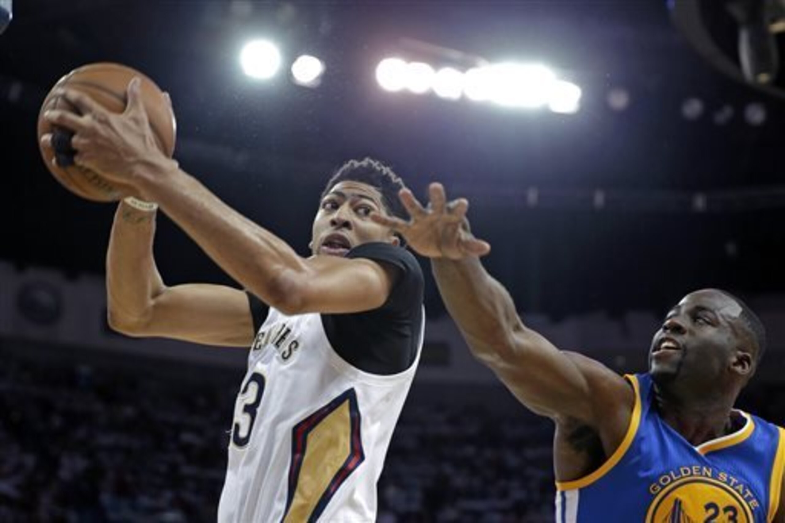 Anthony Davis is great, but one man can only do so much against a stacked Warriors squad.