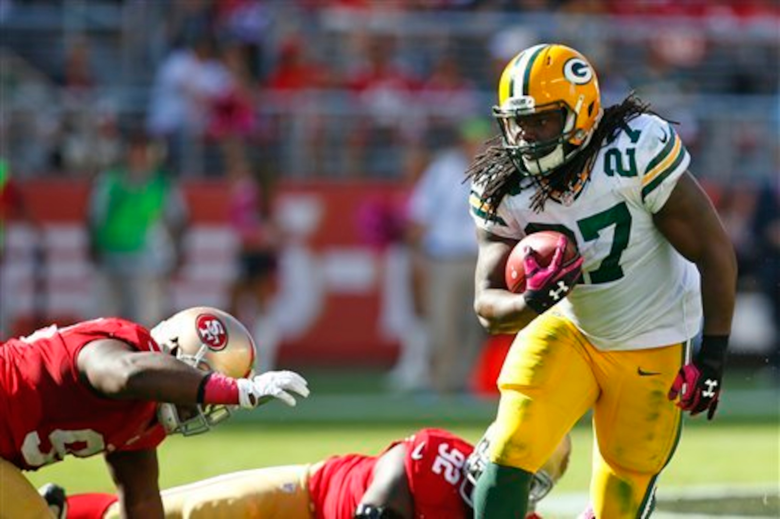 Eddie Lacy isn't the hottest hand in Green Bay right now.