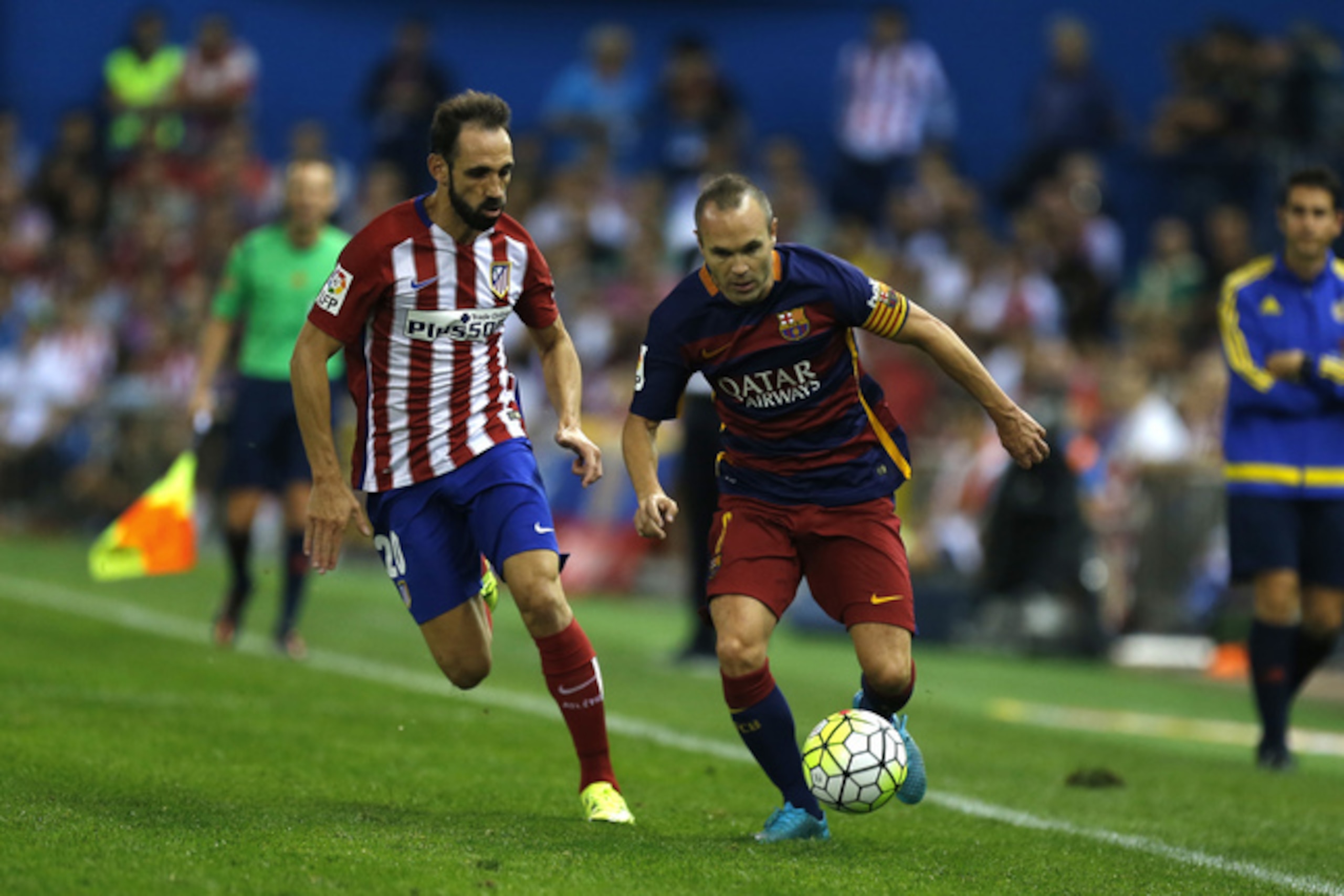 Captain Andres Iniesta returns to the starting lineup.