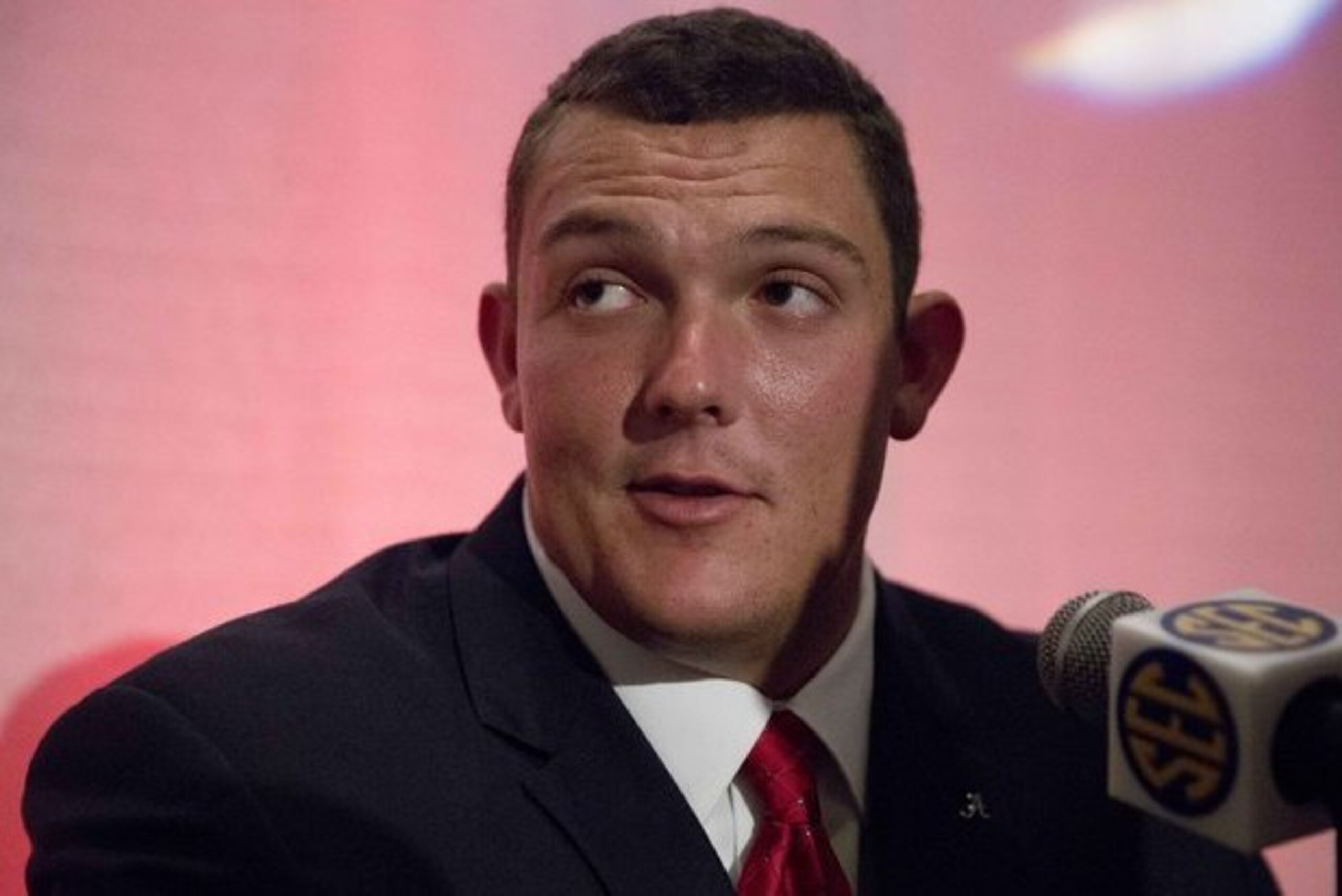 Ryan Kelly represented Alabama at SEC media days.