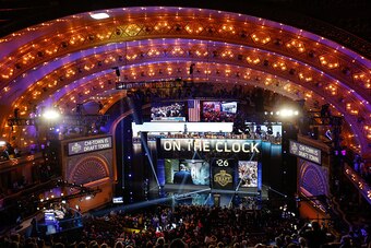 CHICAGO, IL - APRIL 30:  A general view prior to the start of the first round of the 2015 NFL Draft at the Auditorium Theatre of Roosevelt University on April 30, 2015 in Chicago, Illinois.  (Photo by Kena Krutsinger/Getty Images)