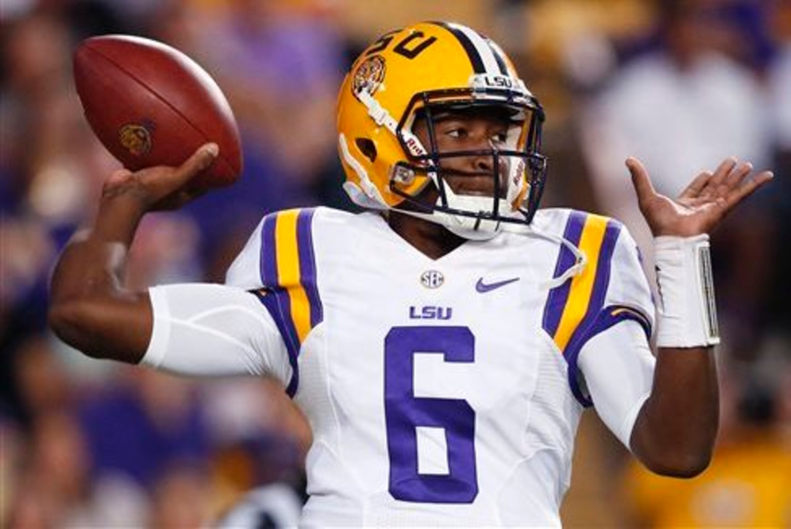 LSU QB Brandon Harris LSU QB Brandon Harris