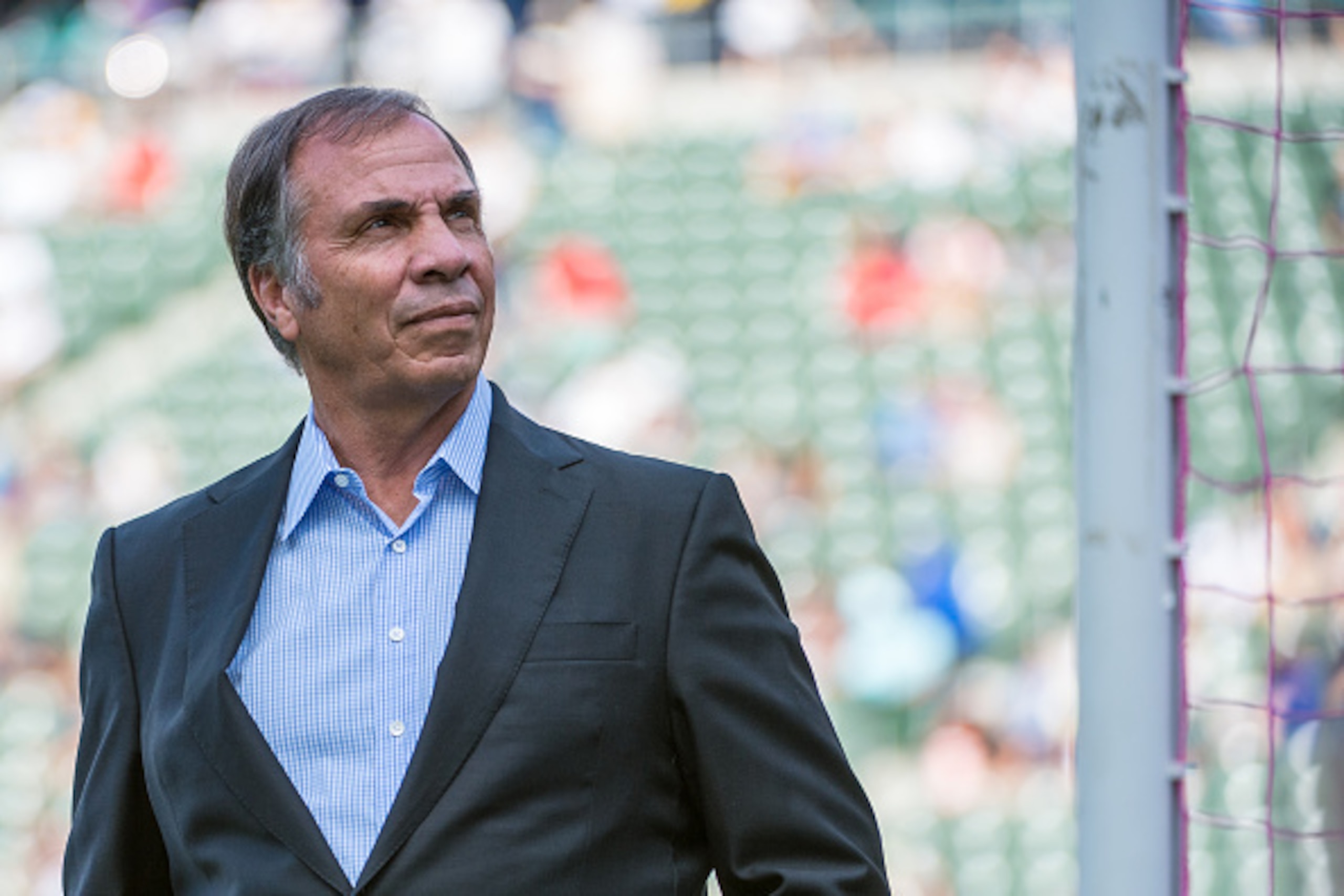 CARSON, CA - OCTOBER 18: Galaxy Head Coach Bruce Arena prior to the Los Angeles Galaxy's MLS match against Portland Timbers at the StubHub Center on October 18, 2015 in Carson, California.  The Portland Timbers won the match 5-2  (Photo by Shaun Clark/Get