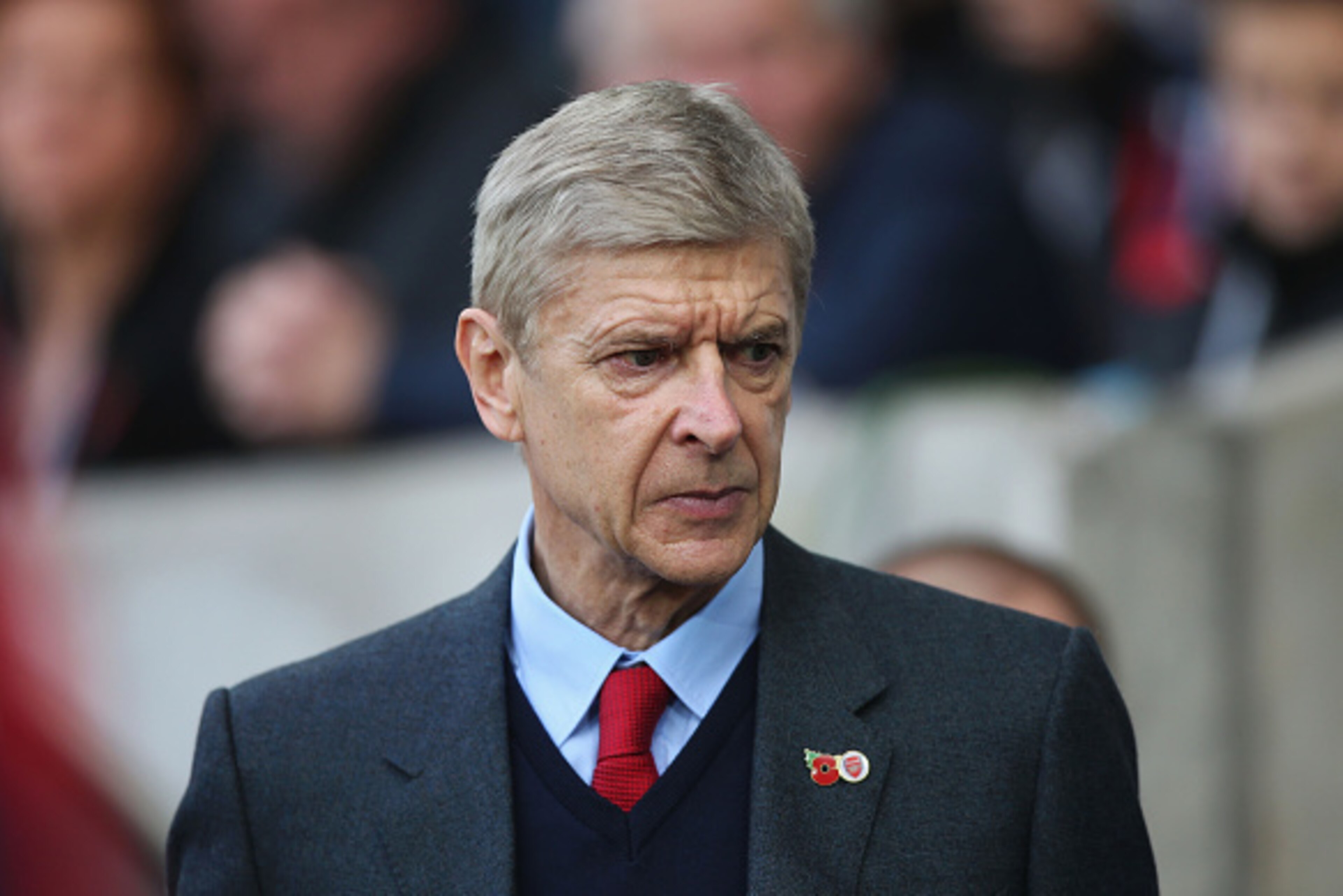 SWANSEA, WALES - OCTOBER 31: Arsene Wenger Manager of Arsenal looks on prior to the Barclays Premier League match between Swansea City and Arsenal at Liberty Stadium on October 31, 2015 in Swansea, Wales. (Photo by Ben Hoskins/Getty Images) SWANSEA, WALES - OCTOBER 31: Arsene Wenger Manager of Arsenal looks on prior to the Barclays Premier League match between Swansea City and Arsenal at Liberty Stadium on October 31, 2015 in Swansea, Wales. (Photo by Ben Hoskins/Getty Images)