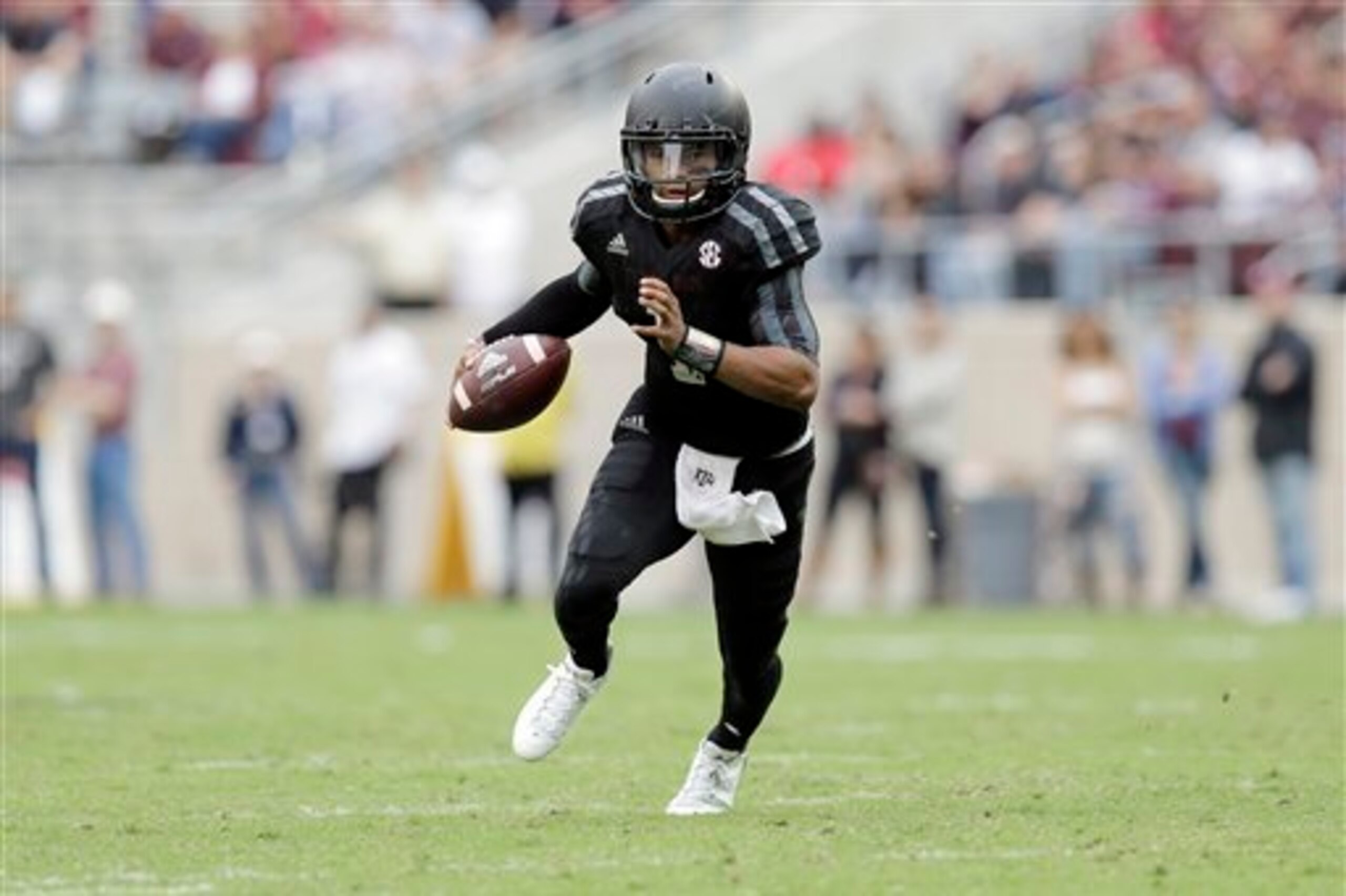 Kyler Murray's legs gave Texas A&M's offense a new dimension Saturday. Kyler Murray's legs gave Texas A&M's offense a new dimension Saturday.