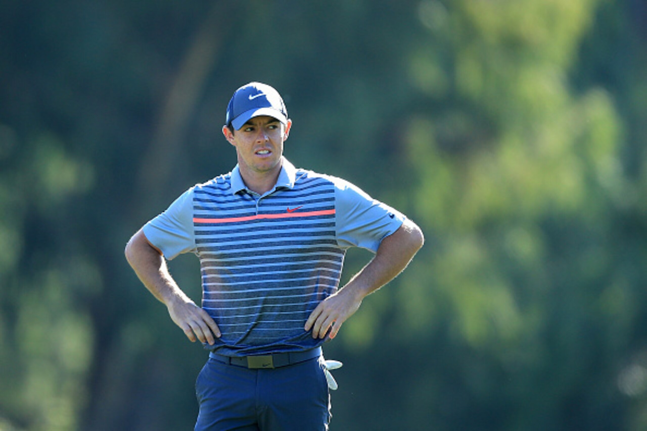 ANTALYA, TURKEY - NOVEMBER 01:  Rory McIlroy of Northern Ireland looks on during the final round of the Turkish Airlines Open at The Montgomerie Maxx Royal Golf Club on November 1, 2015 in Antalya, Turkey.  (Photo by Jan Kruger/Getty Images)